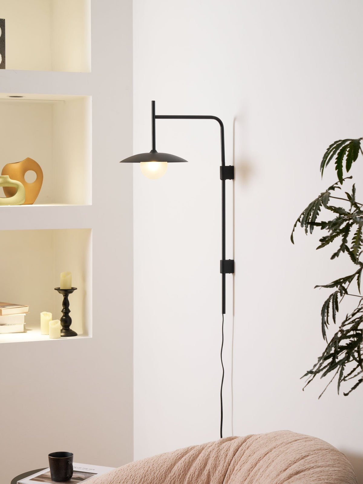 Gea Swing Arm Plug - in Wall Lamp - Vakkerlight