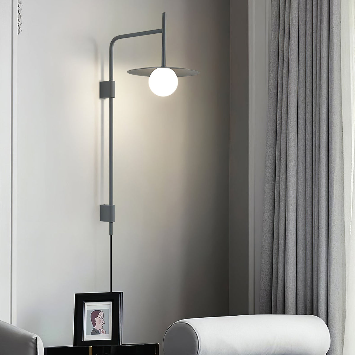 Gea Swing Arm Plug-in Wall Lamp – detail 13