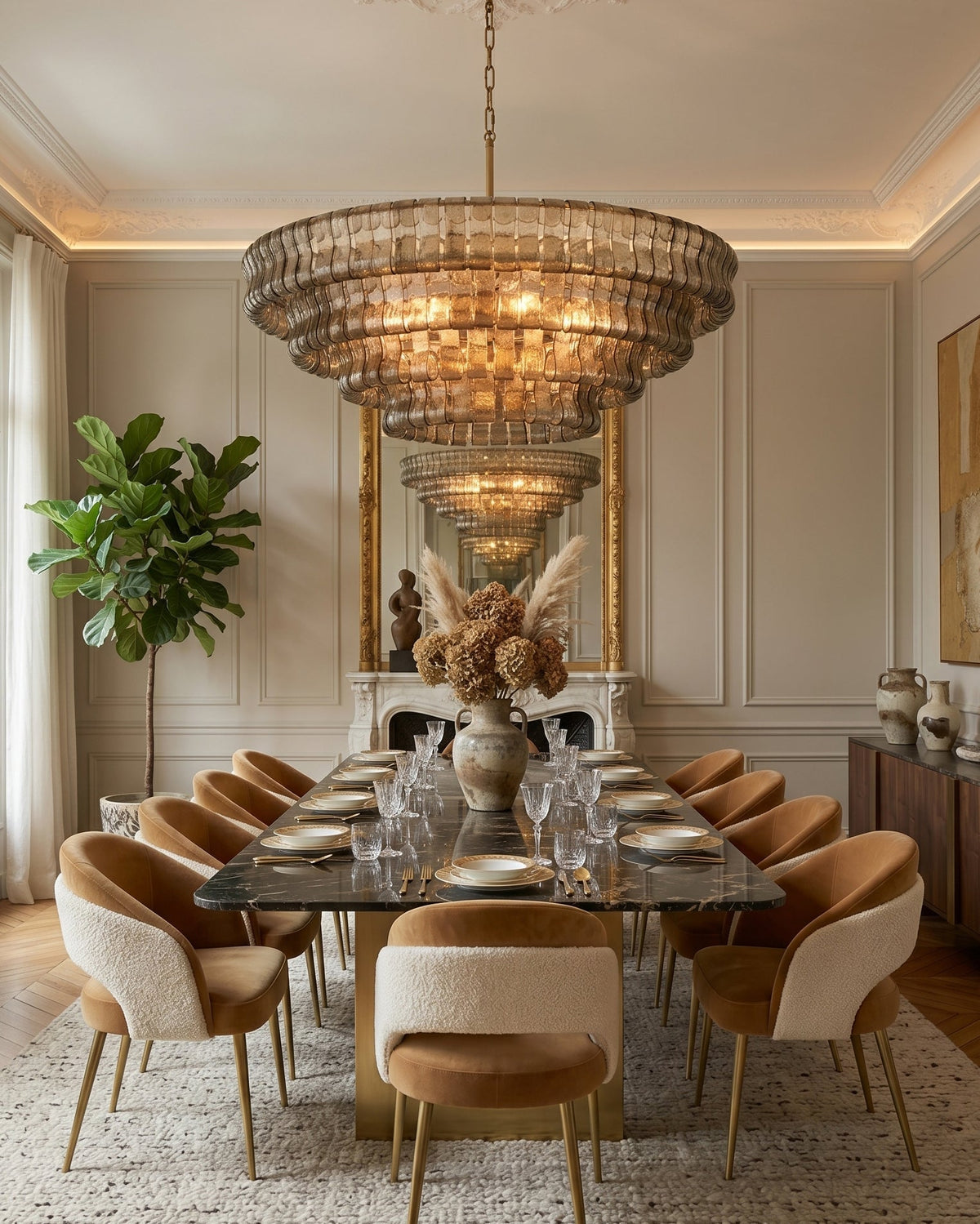 Xahilor Round Chandelier