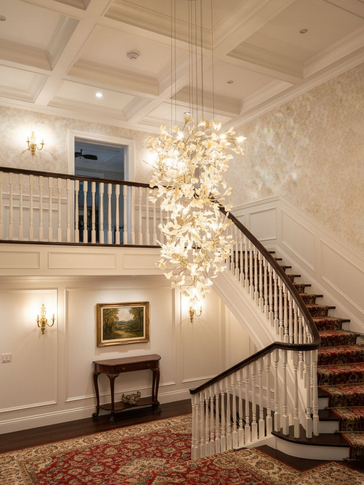 Gingko Vortex Chandelier – detail 11