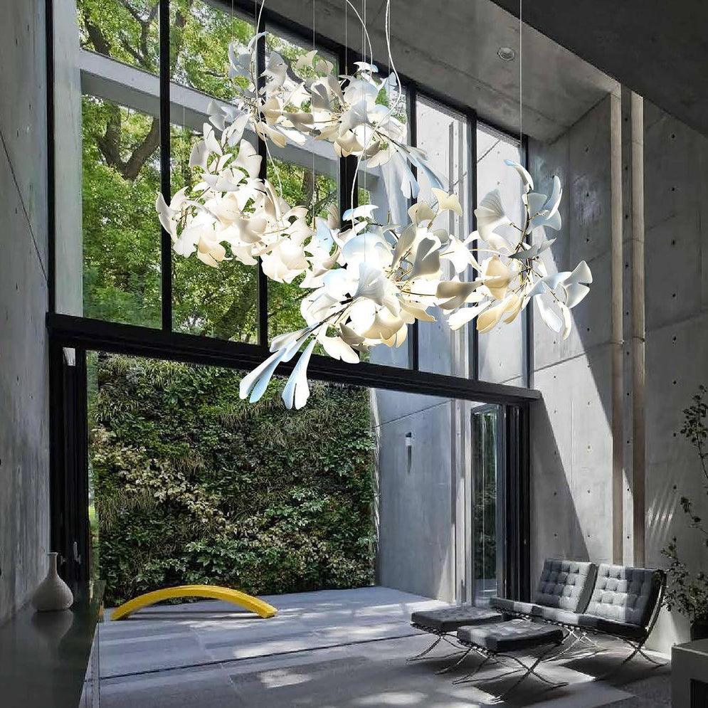 Porcelain Gingko Chandelier – detail 20