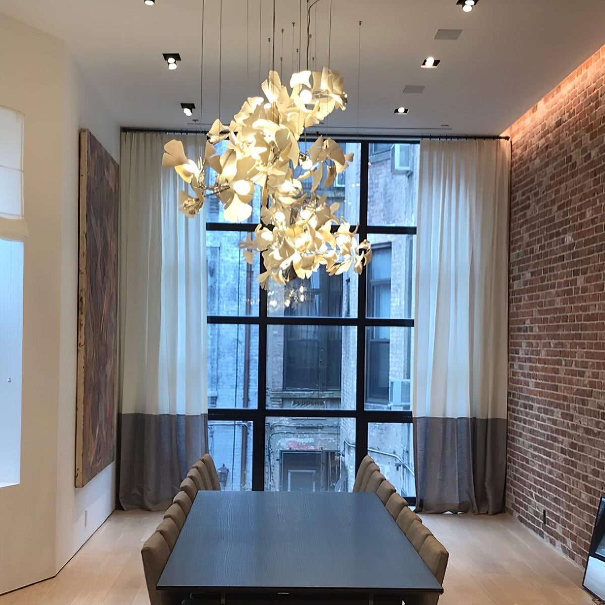 Porcelain Gingko Chandelier – detail 33