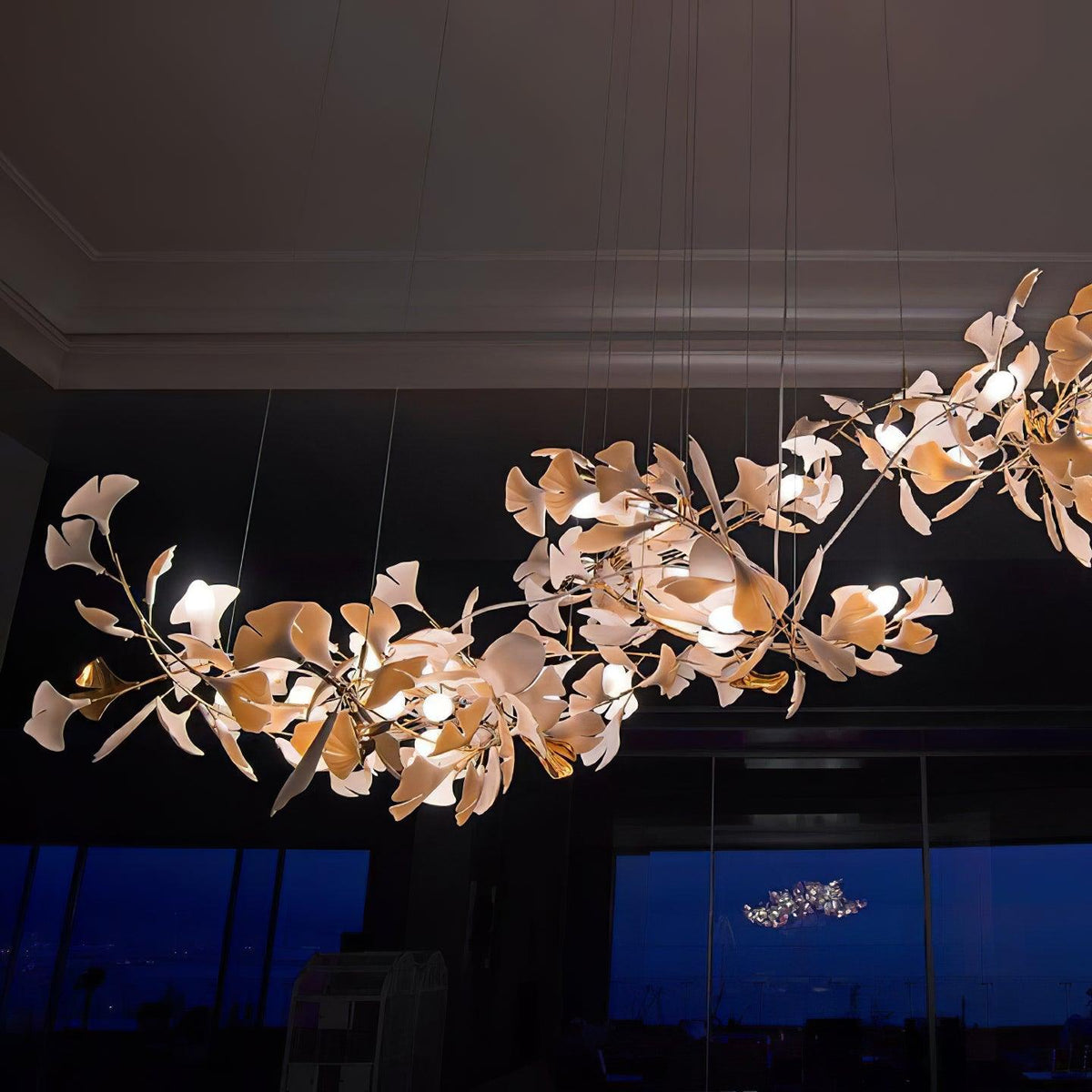 Porcelain Gingko Chandelier – detail 37