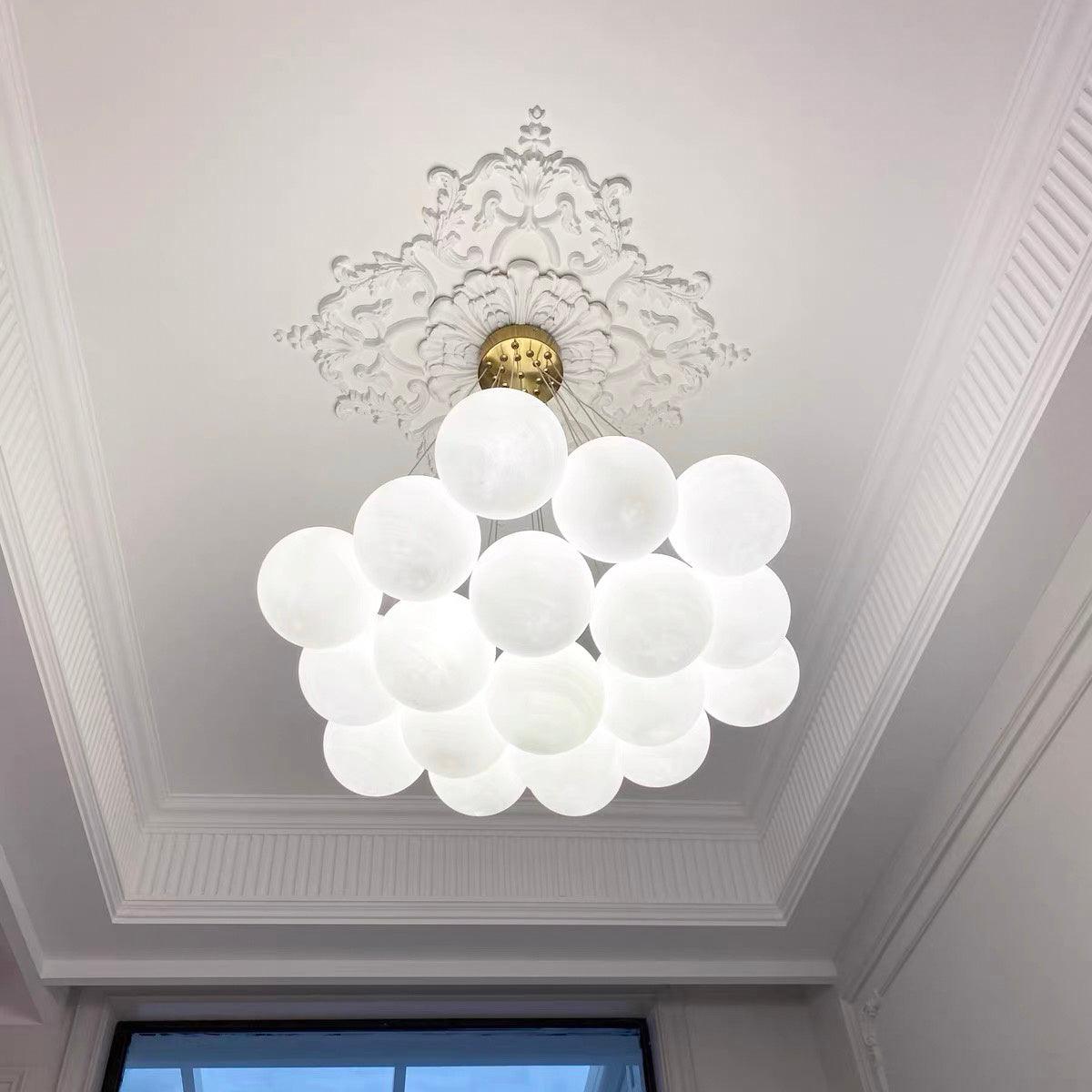 Glass Cluster Chandelier – detail 11