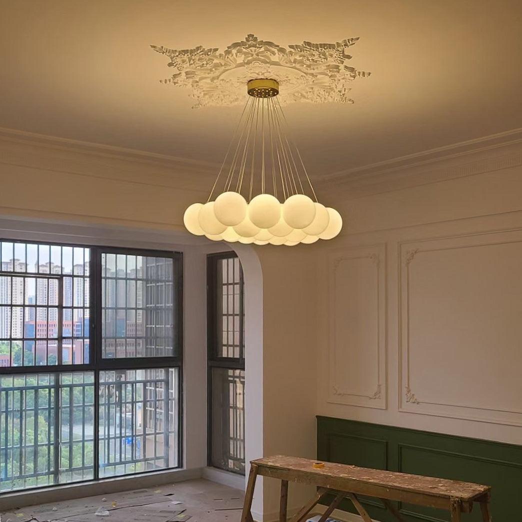 Glass Cluster Chandelier – detail 5
