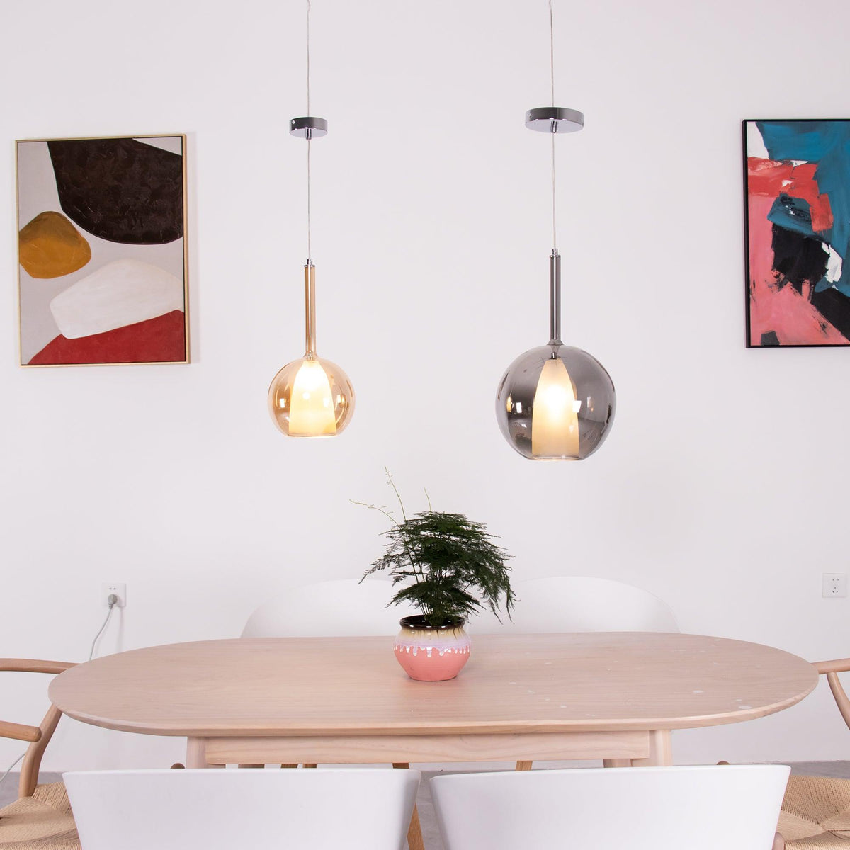 Idau Globe Pendant Light