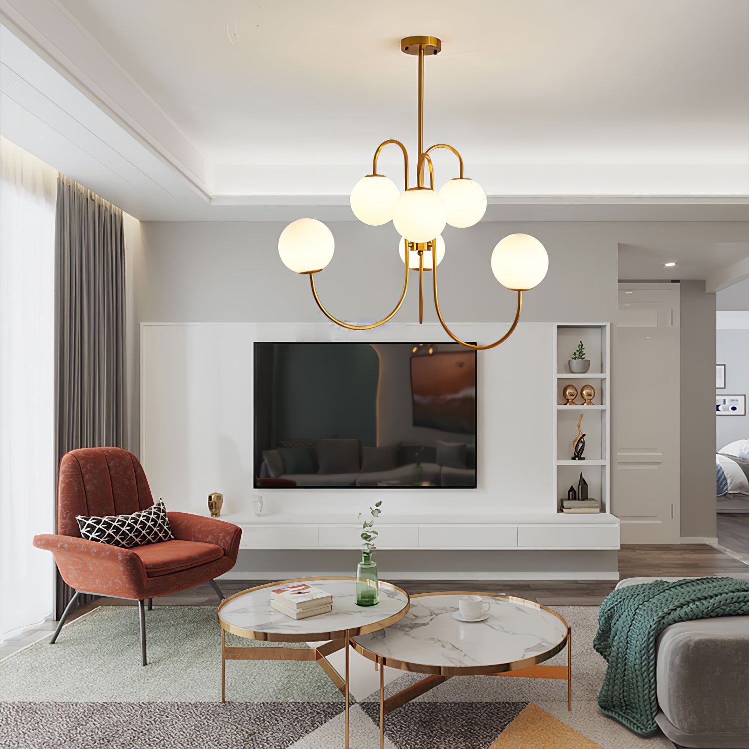 Lerobas Globe Chandelier