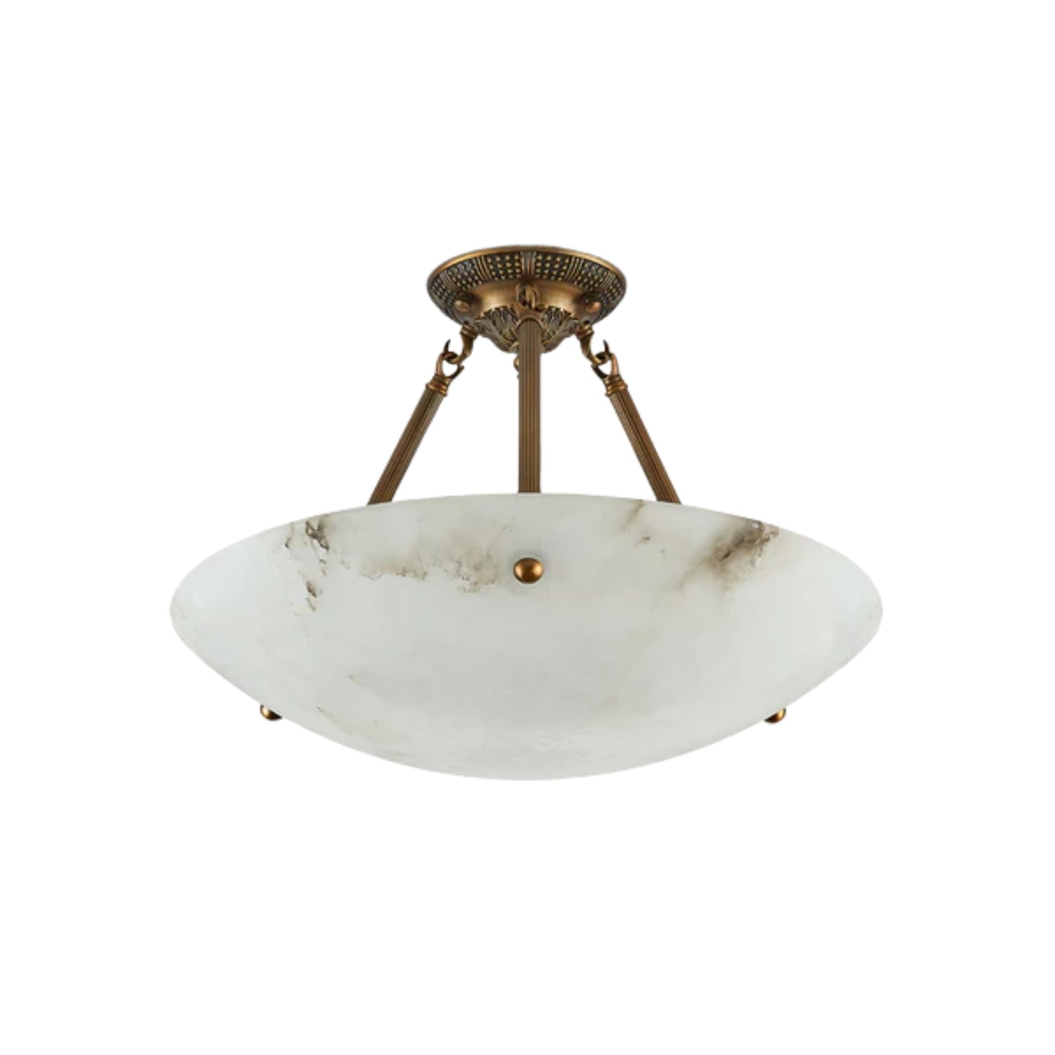 Ardanello Alabaster Bowl Ceiling Light
