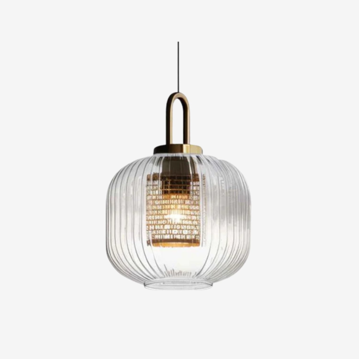 Ceroca Ribbed Pendant Light