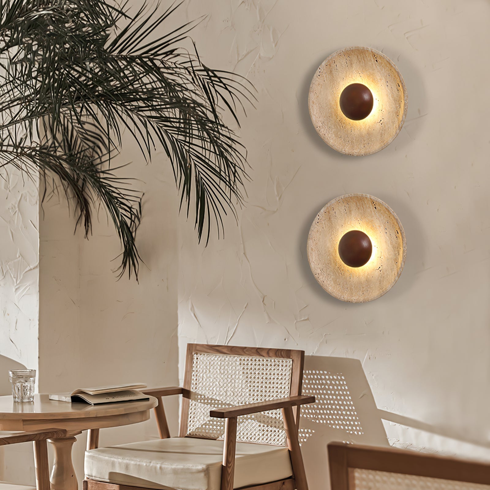 Zoréla Travertine Wall Light