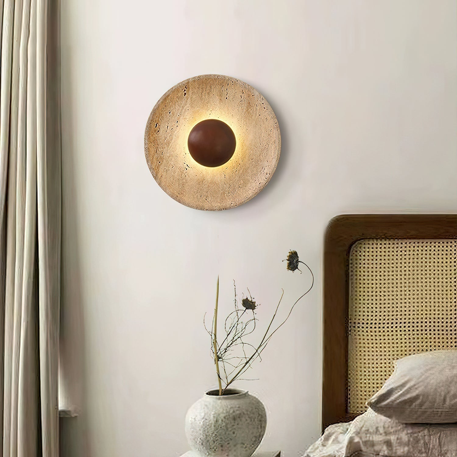 Zoréla Travertine Wall Light