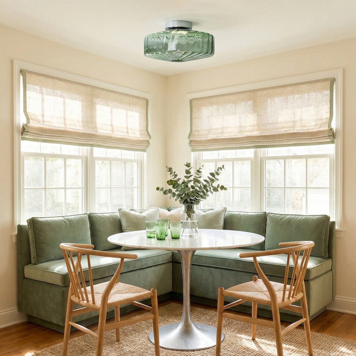 Banello Ribbed Ceiling Light