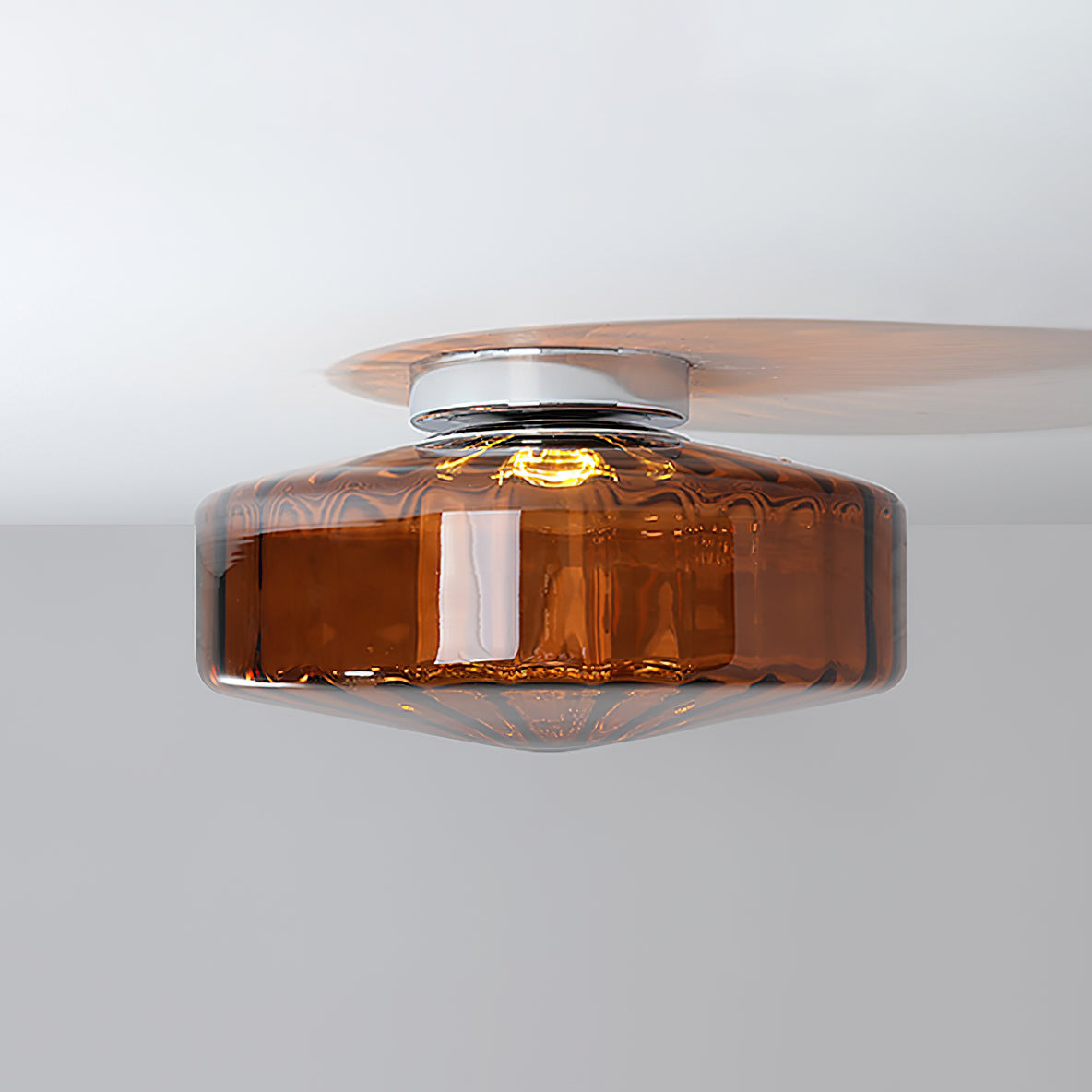 Banello Ribbed Ceiling Light
