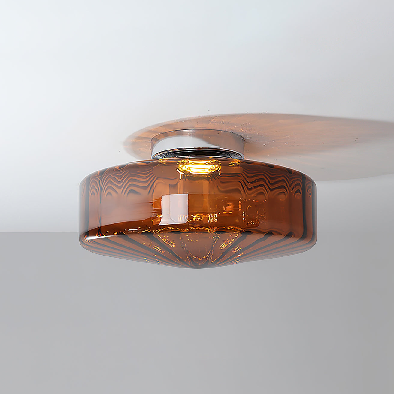 Banello Ribbed Ceiling Light