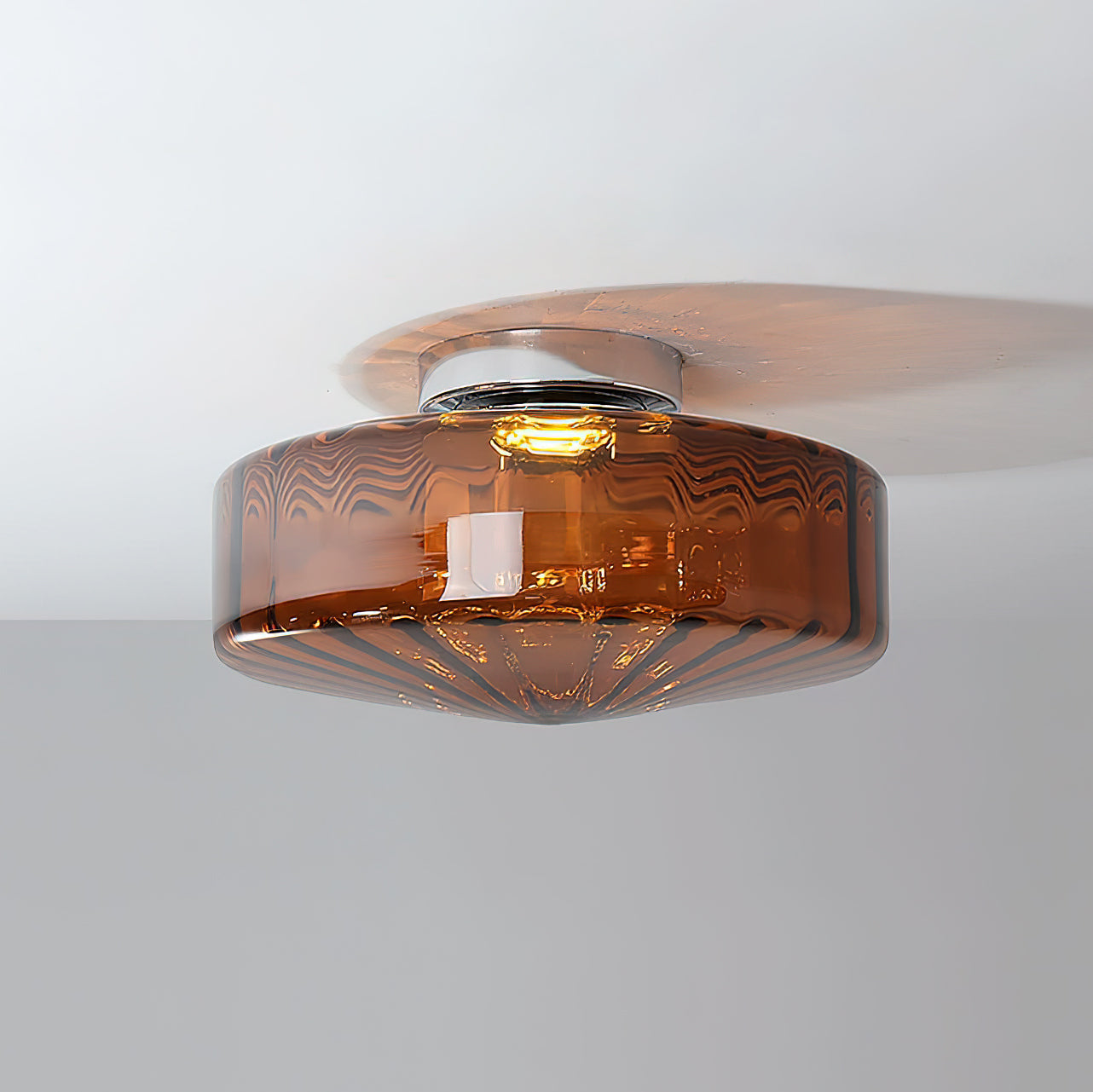 Banello Ribbed Ceiling Light