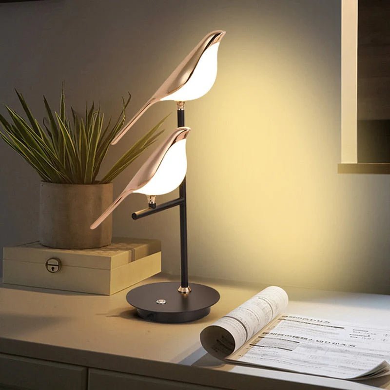 Double Bird Table Lamp