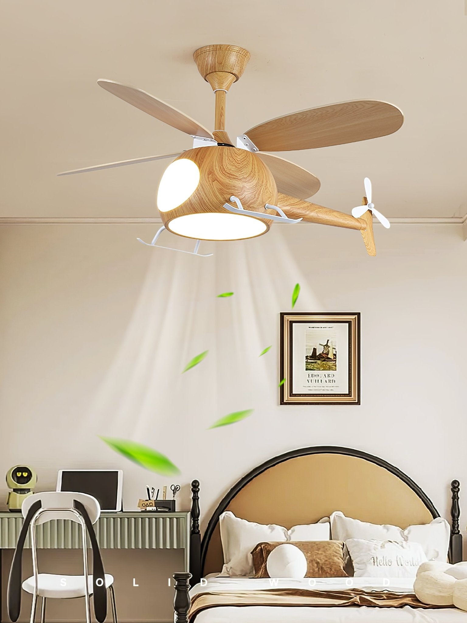 Amarus Helicopter Ceiling Fan Light