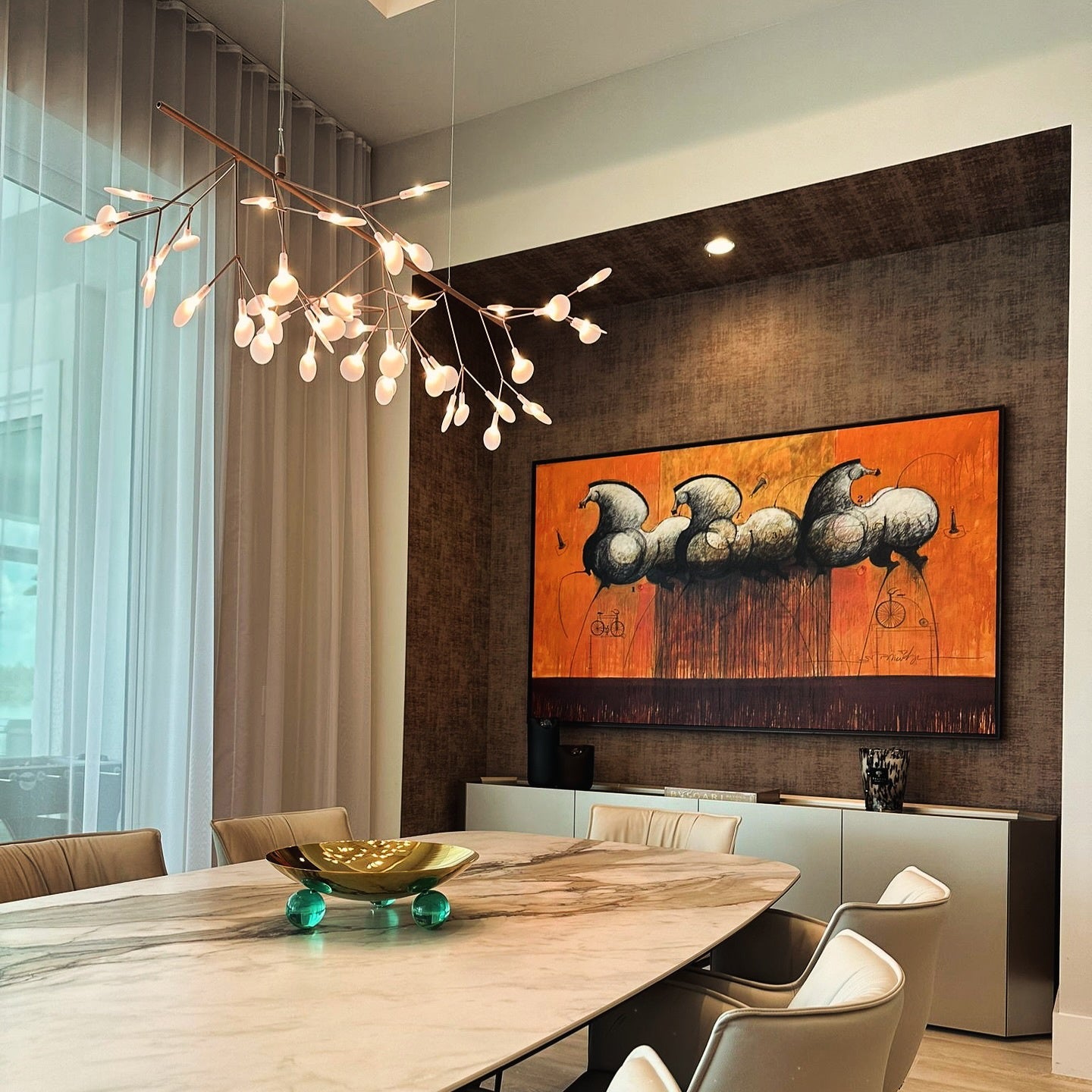 Alrosona Sculptural Chandelier