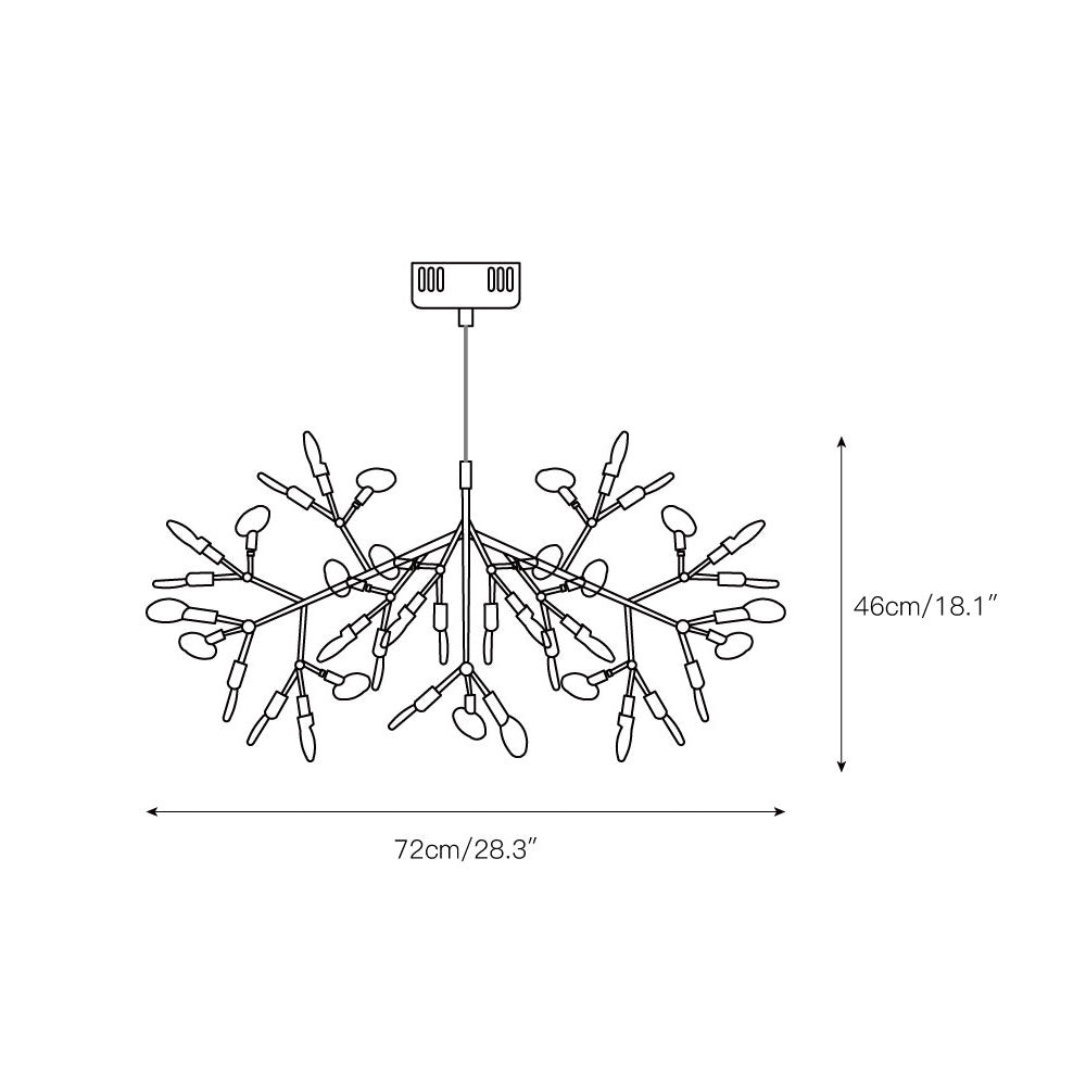 Alrosona Sculptural Chandelier