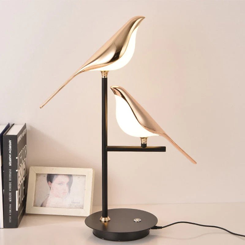 Double Bird Table Lamp