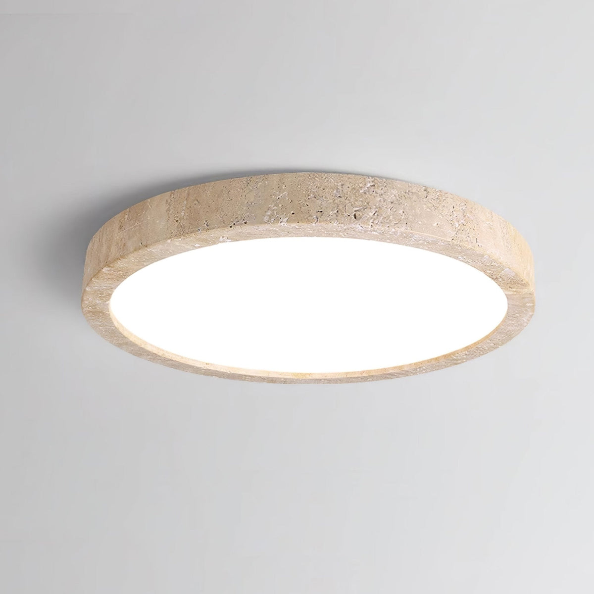 Horizon Travertine Ceiling Light – detail 8