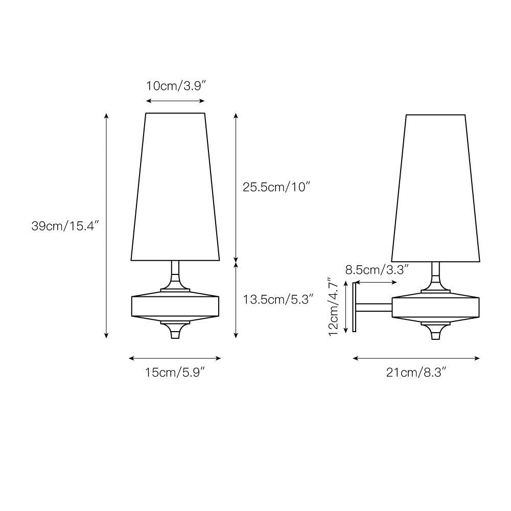 Alreno Cone Wall Light