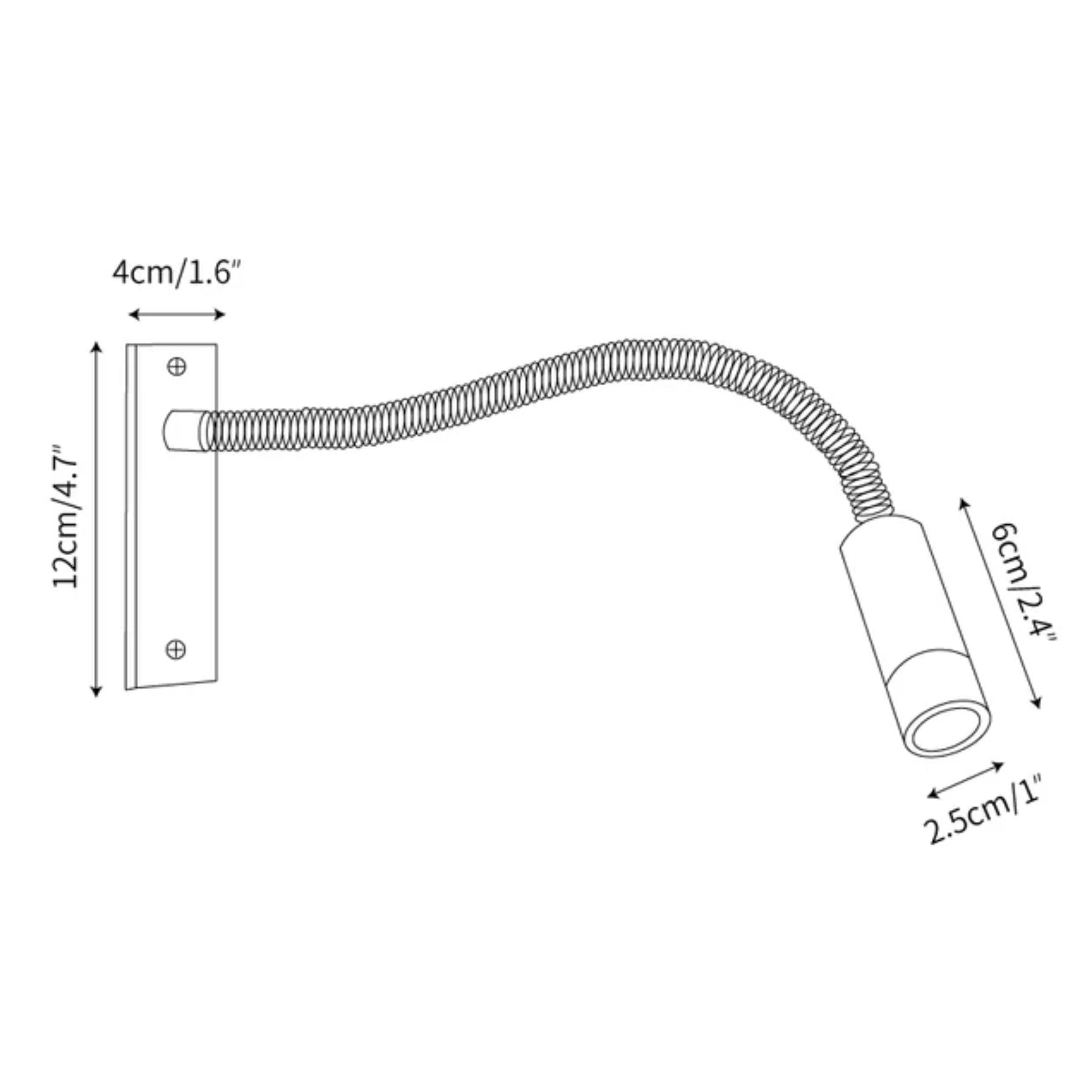 Rozmel Gooseneck Wall Light