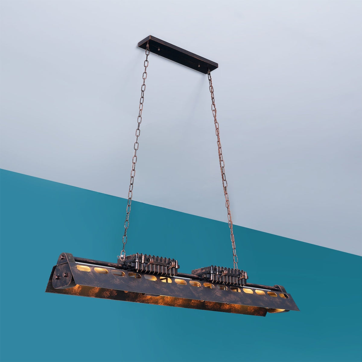 Industrial Steampunk Chandelier – detail 15