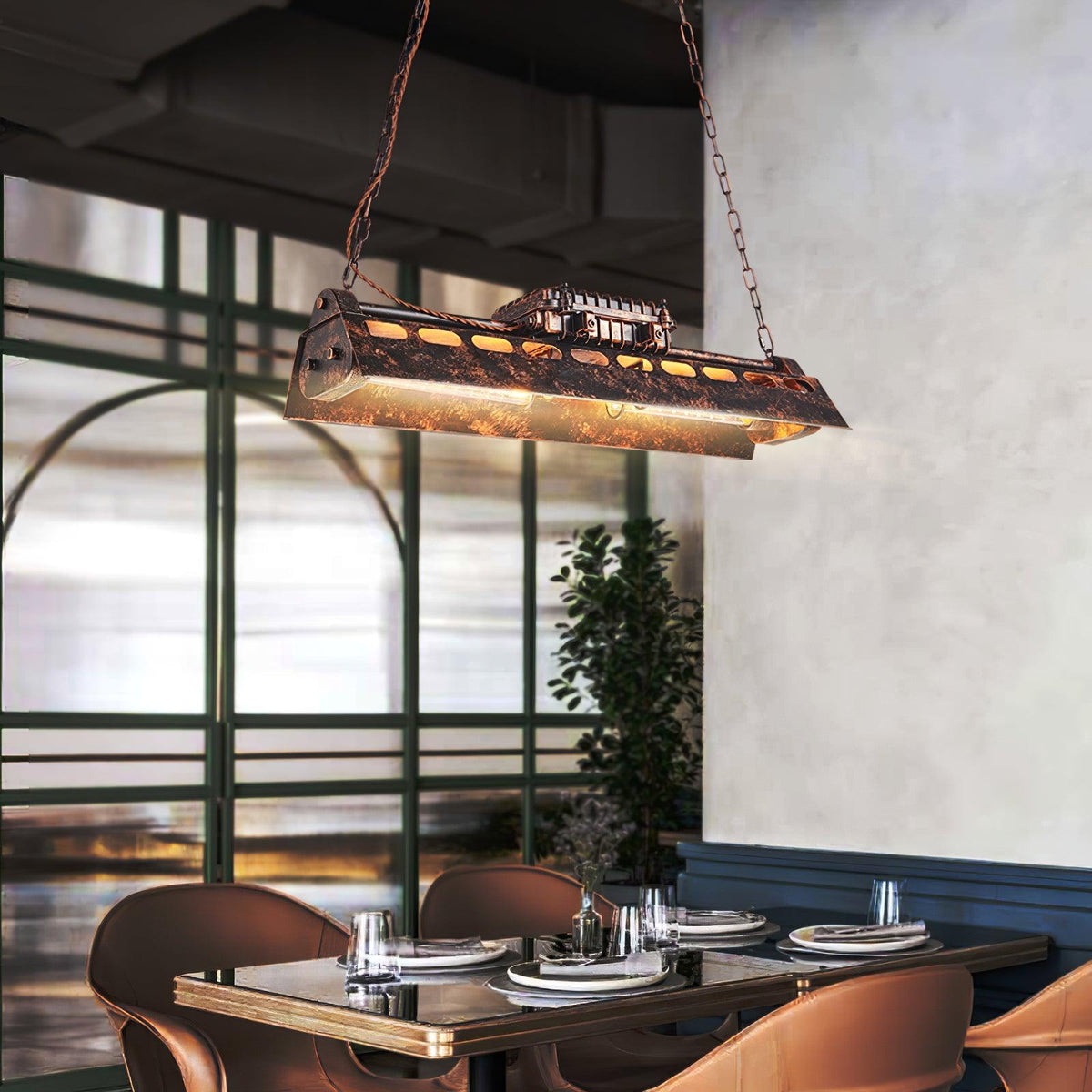 Industrial Steampunk Chandelier – detail 21