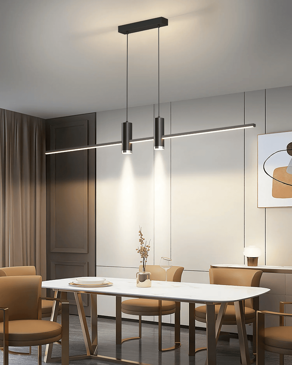 Xetavelo Linear Pendant Light