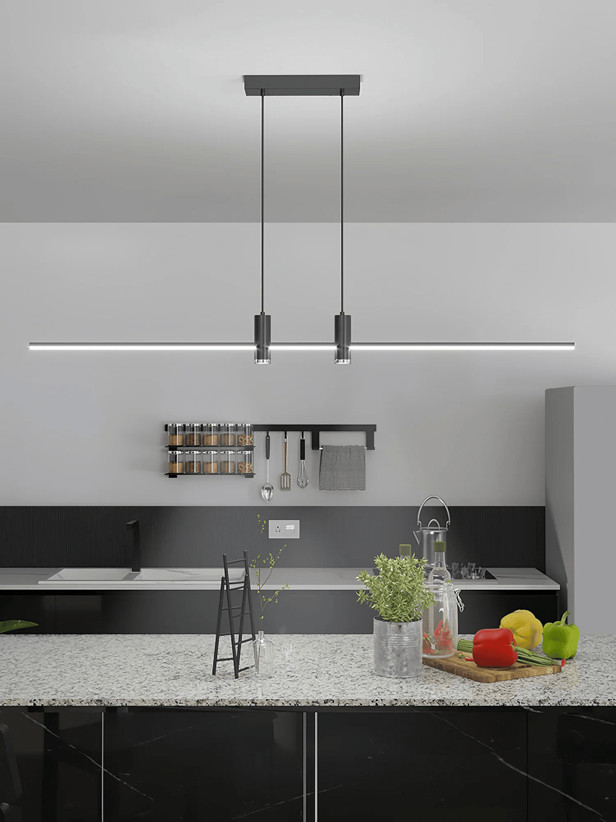 Xetavelo Linear Pendant Light
