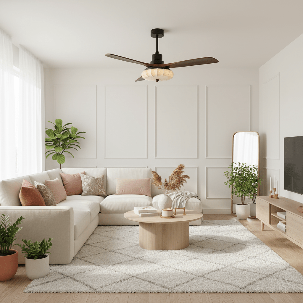 Allinyo Lotus Ceiling Fan Light