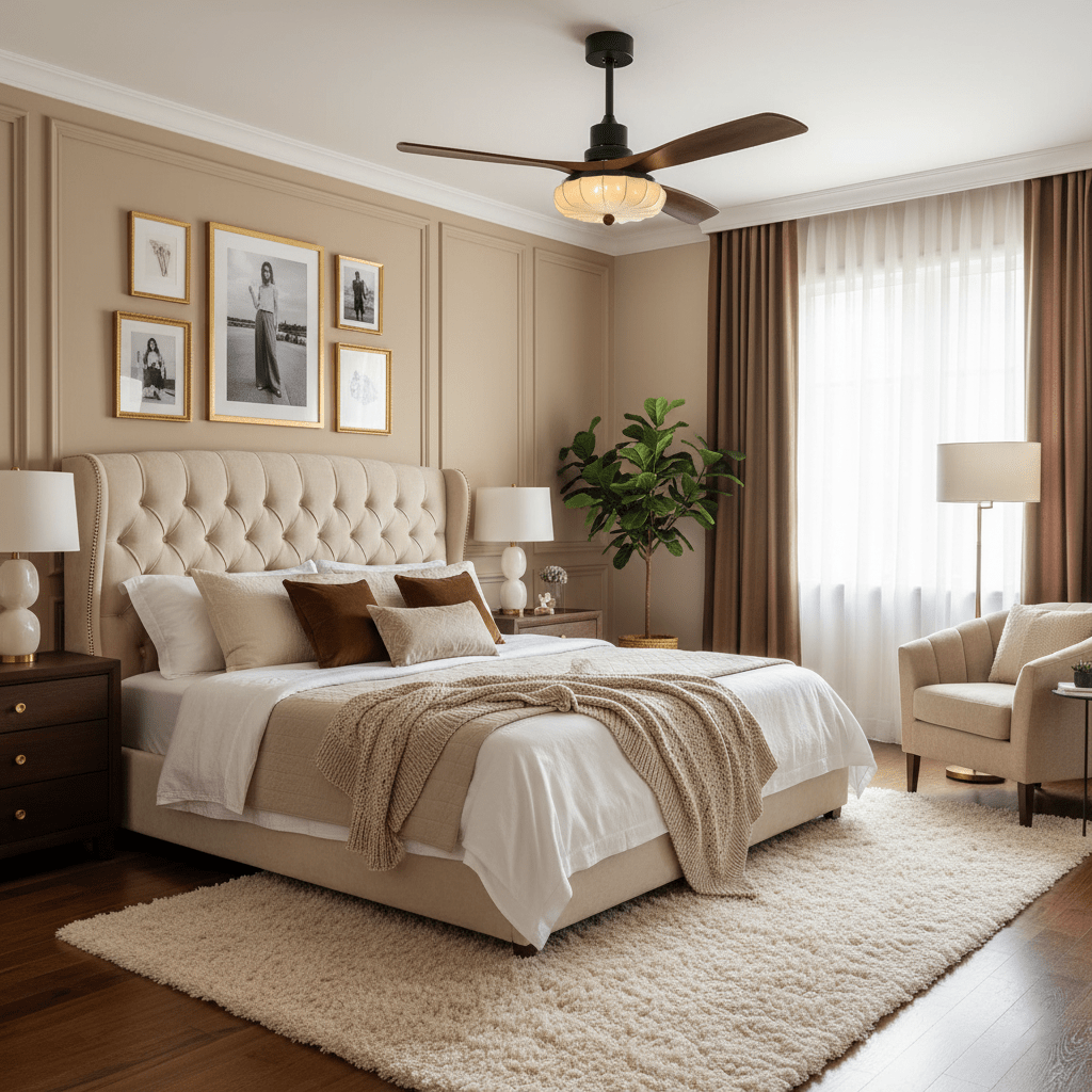 Allinyo Lotus Ceiling Fan Light