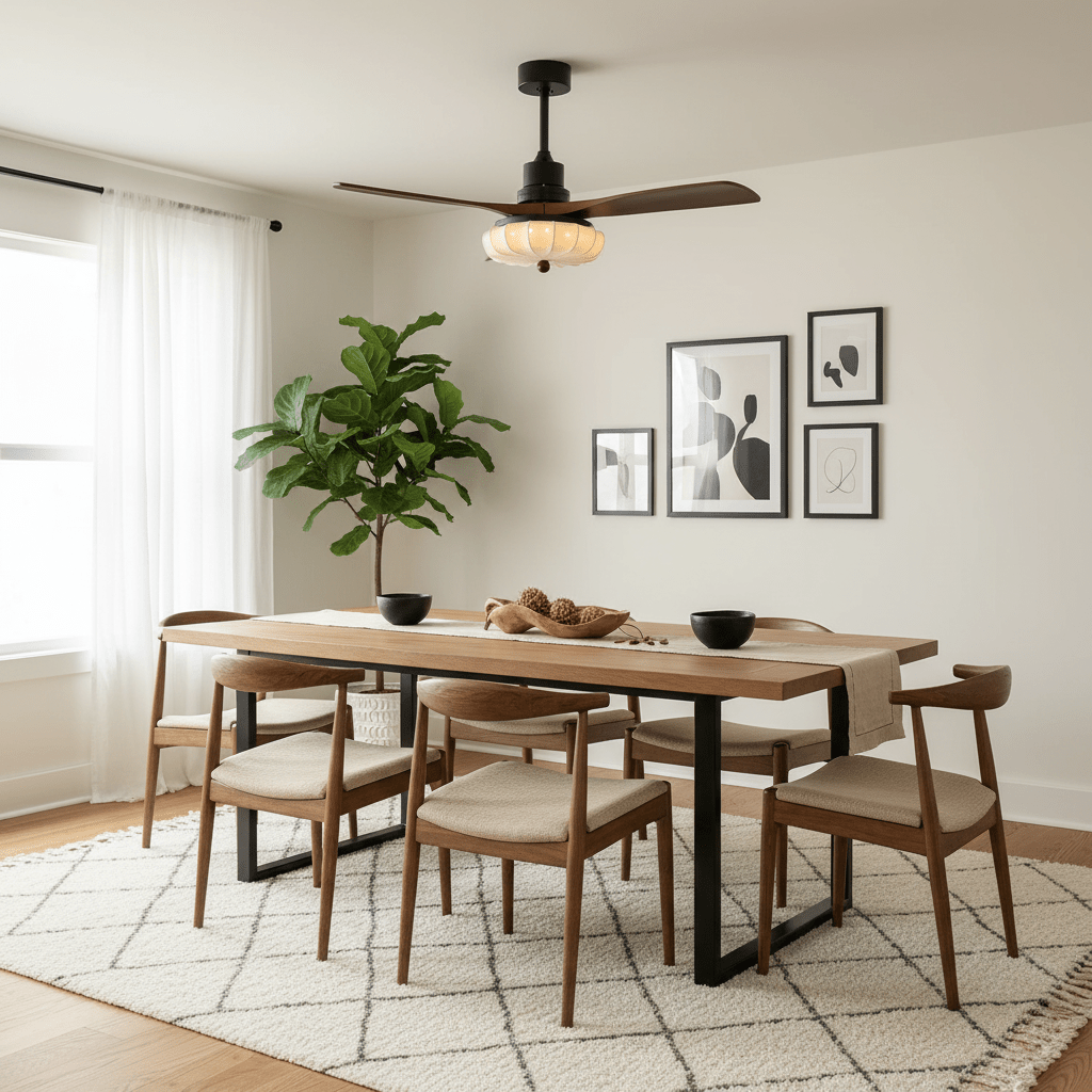 Allinyo Lotus Ceiling Fan Light