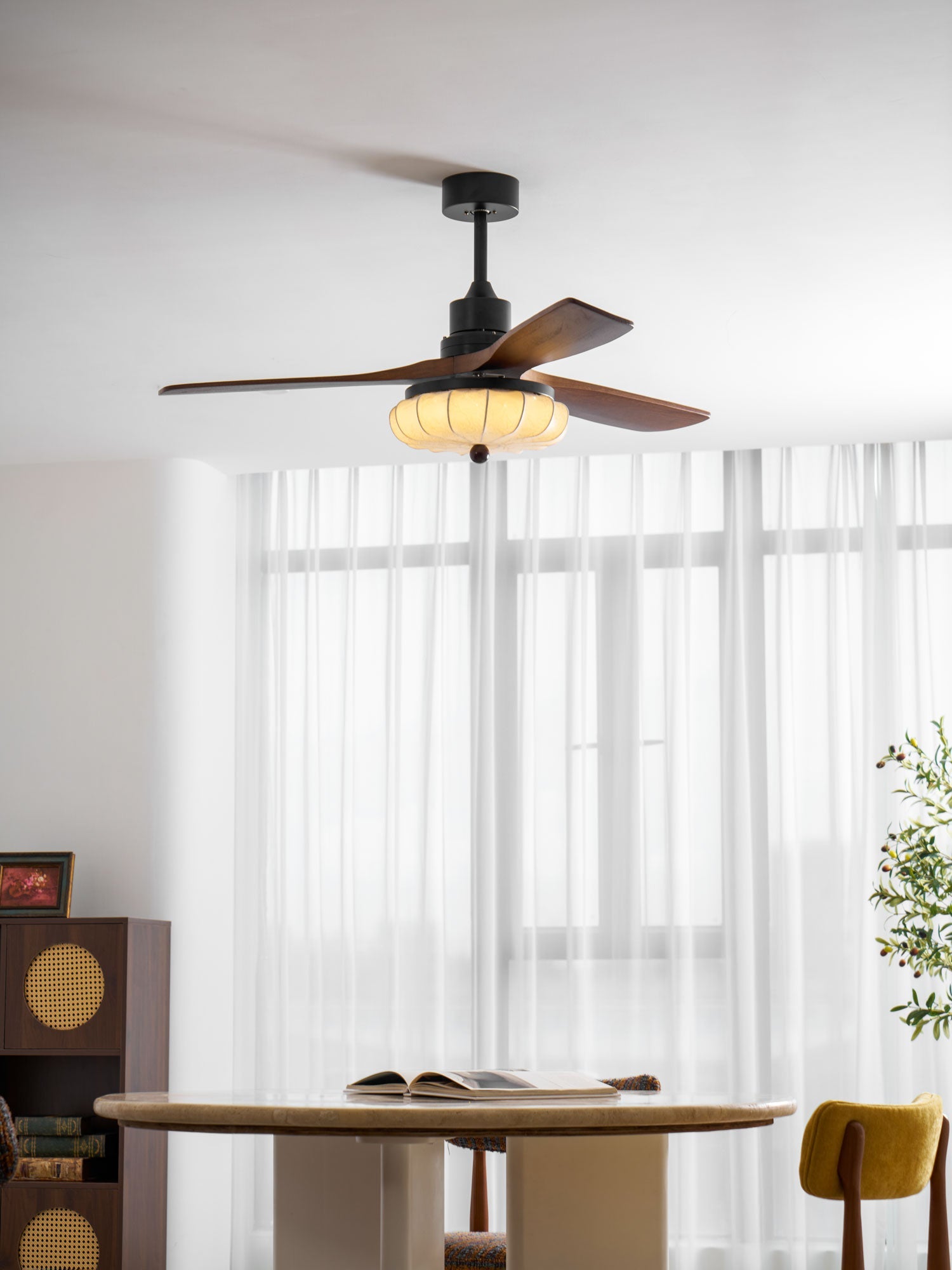 Allinyo Lotus Ceiling Fan Light