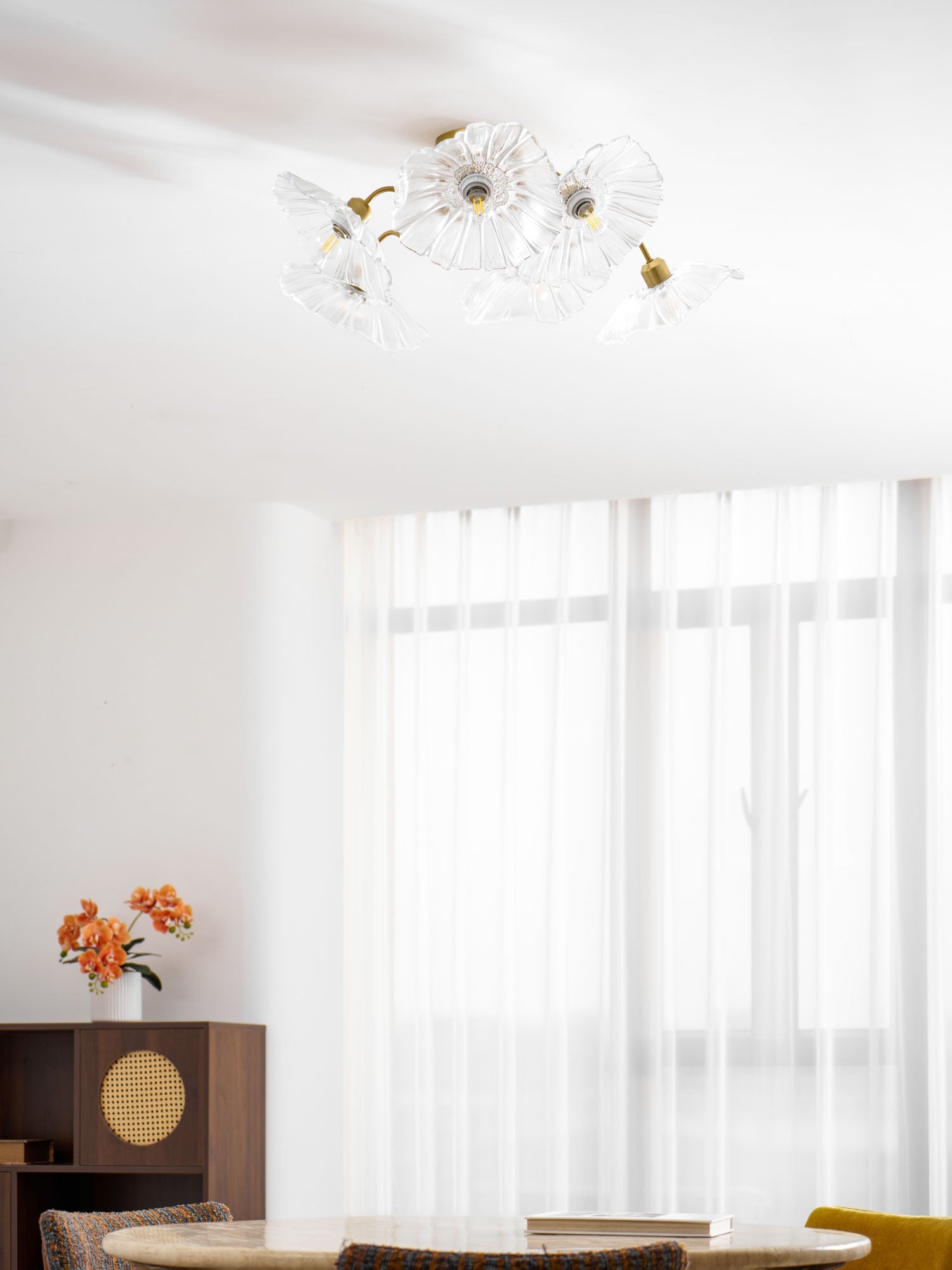 Leirova Lotus Leaf Ceiling Light