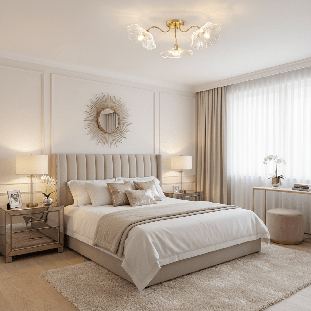 Leirova Lotus Leaf Ceiling Light