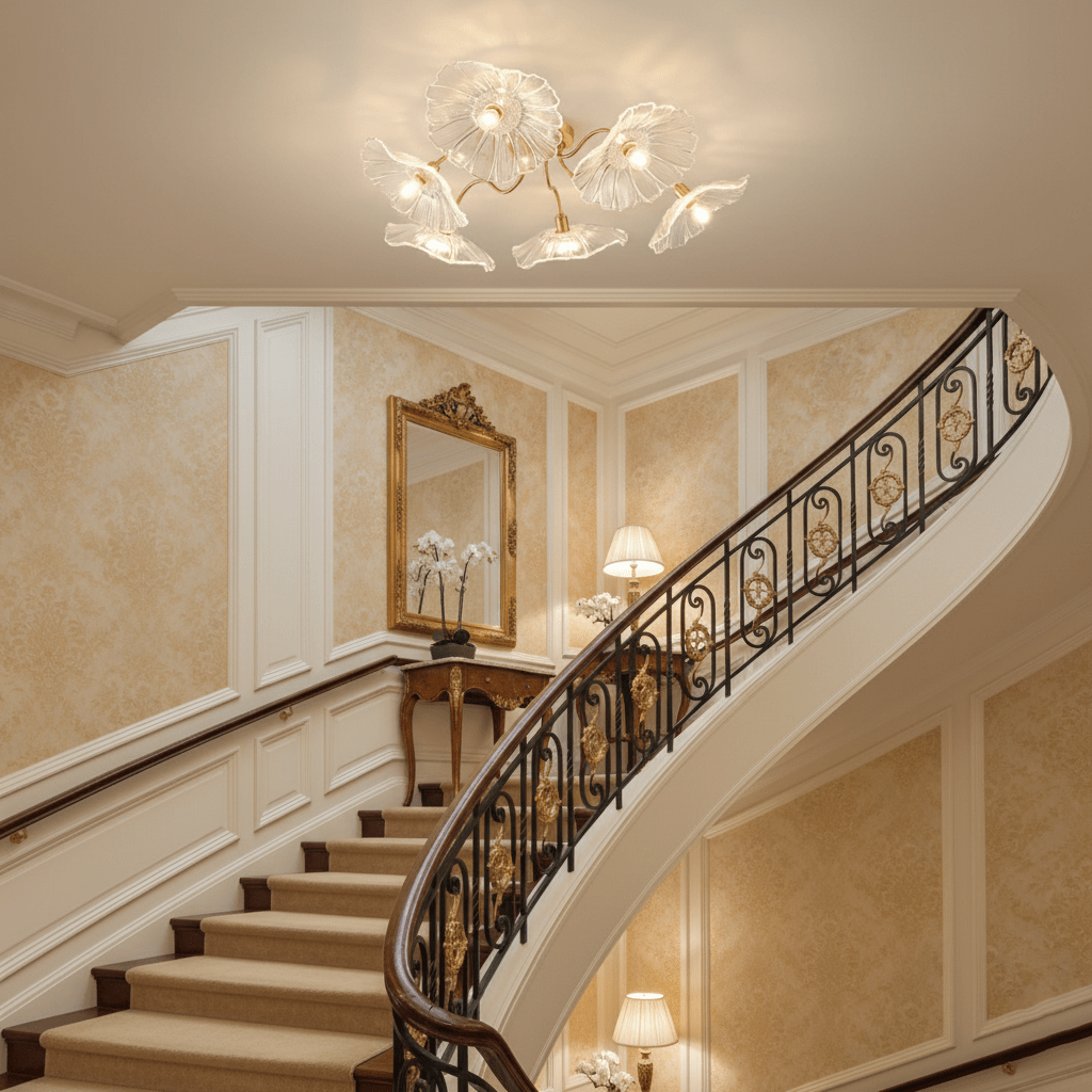 Leirova Lotus Leaf Ceiling Light