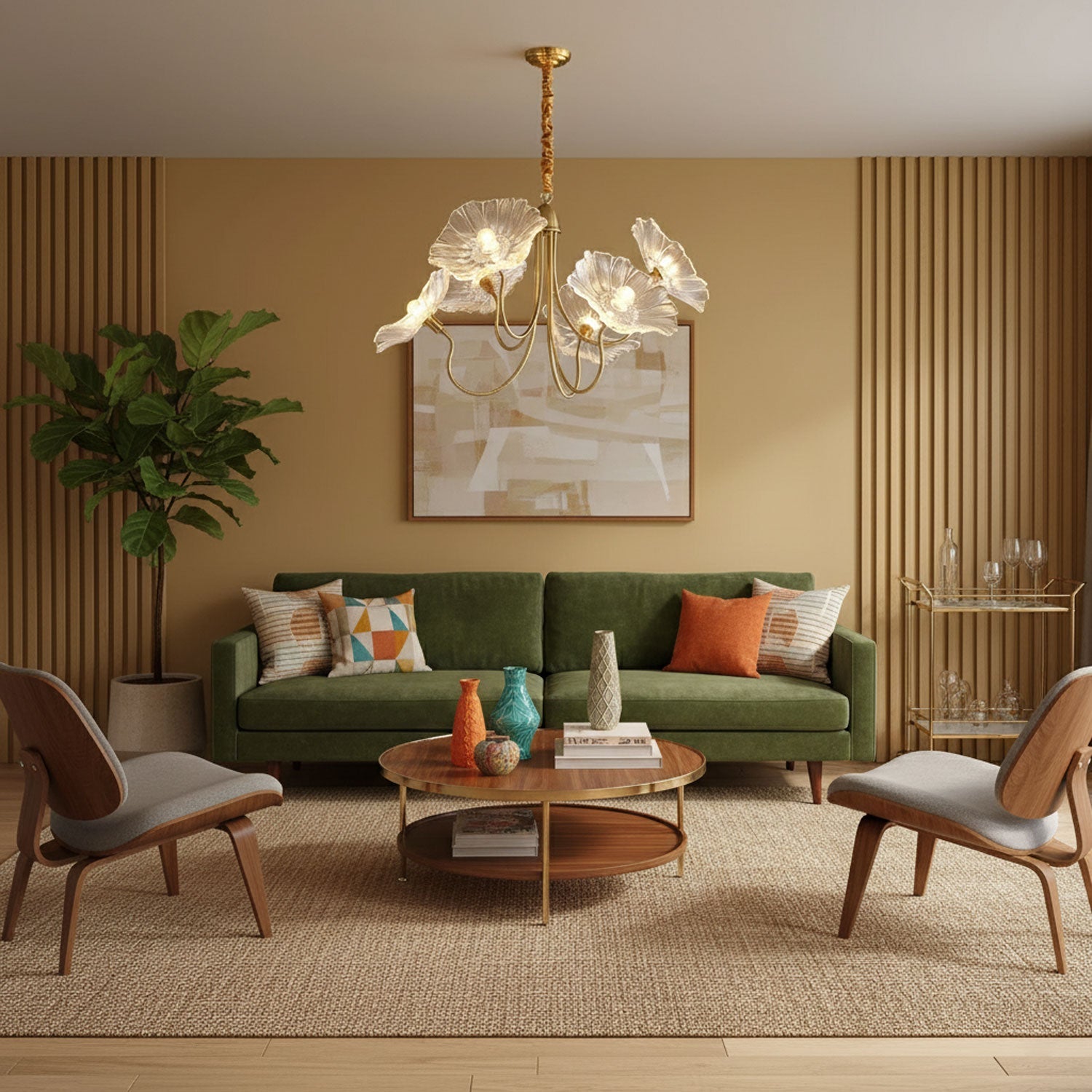 Alonnyo Leaf Chandelier
