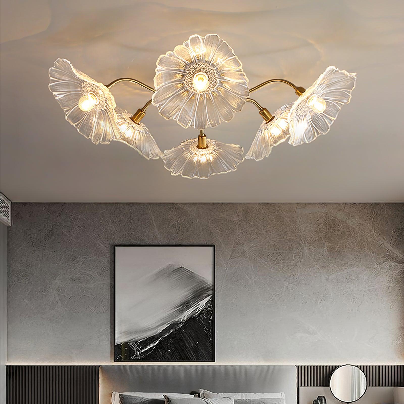 Leirova Lotus Leaf Ceiling Light