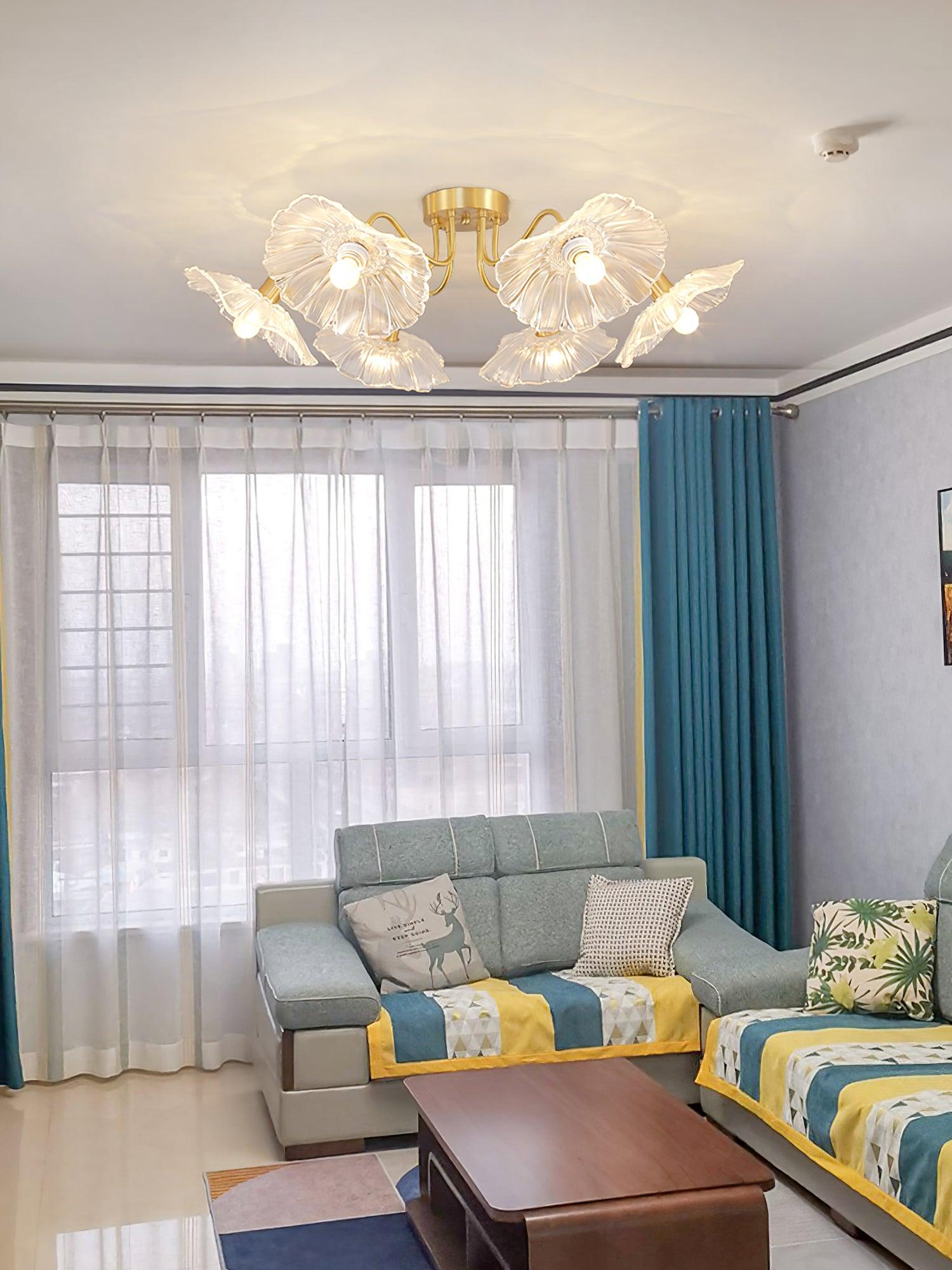 Leirova Lotus Leaf Ceiling Light