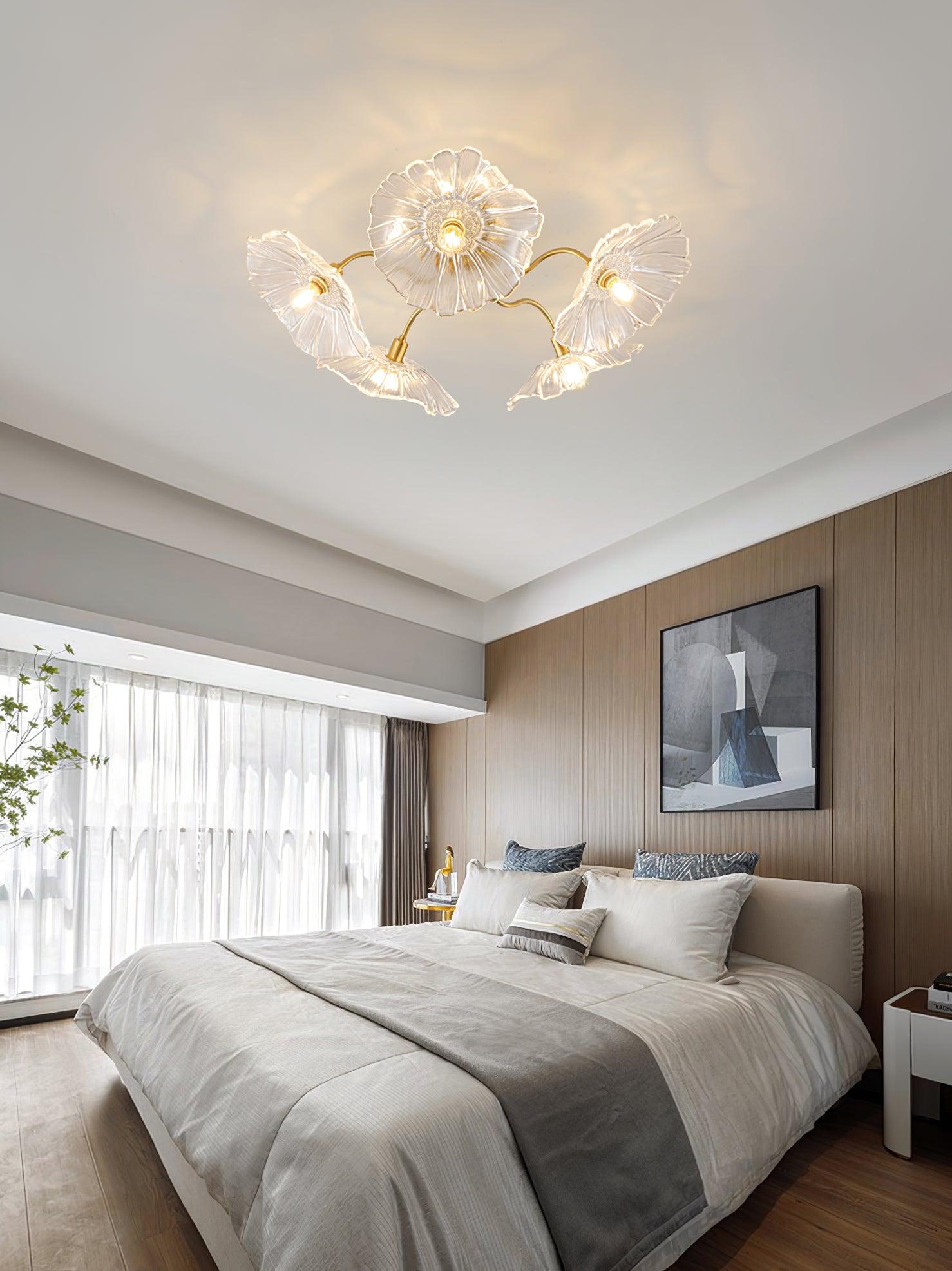 Leirova Lotus Leaf Ceiling Light