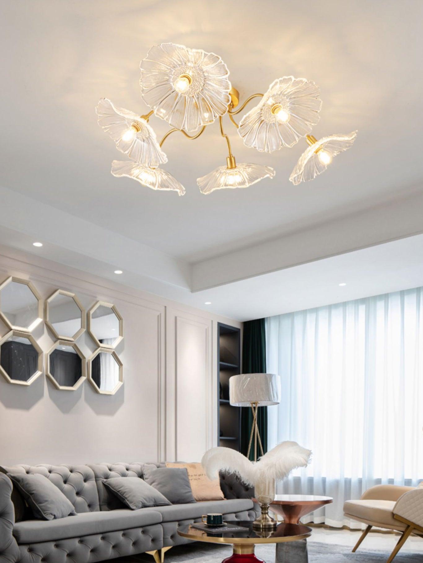 Leirova Lotus Leaf Ceiling Light