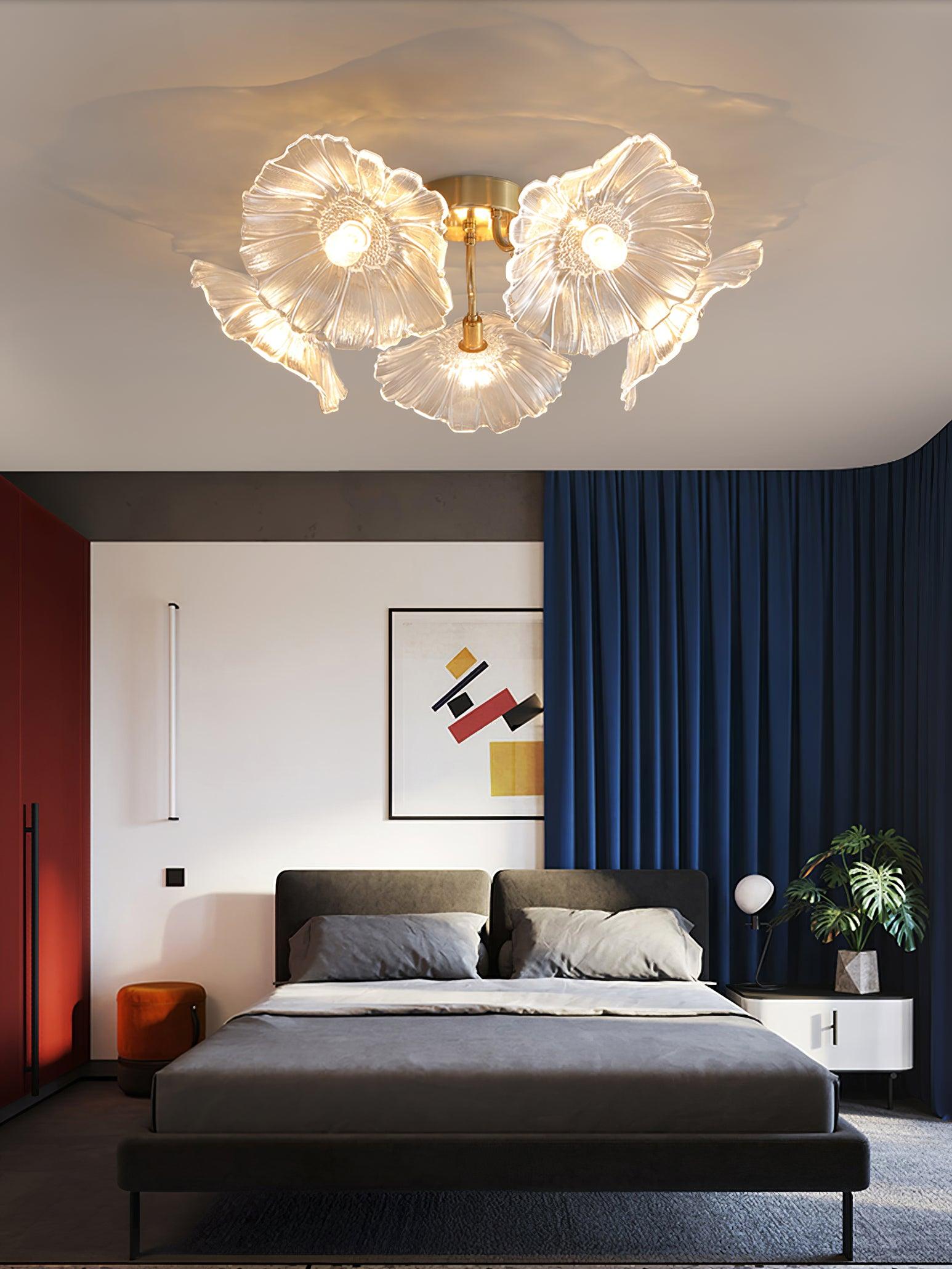 Leirova Lotus Leaf Ceiling Light