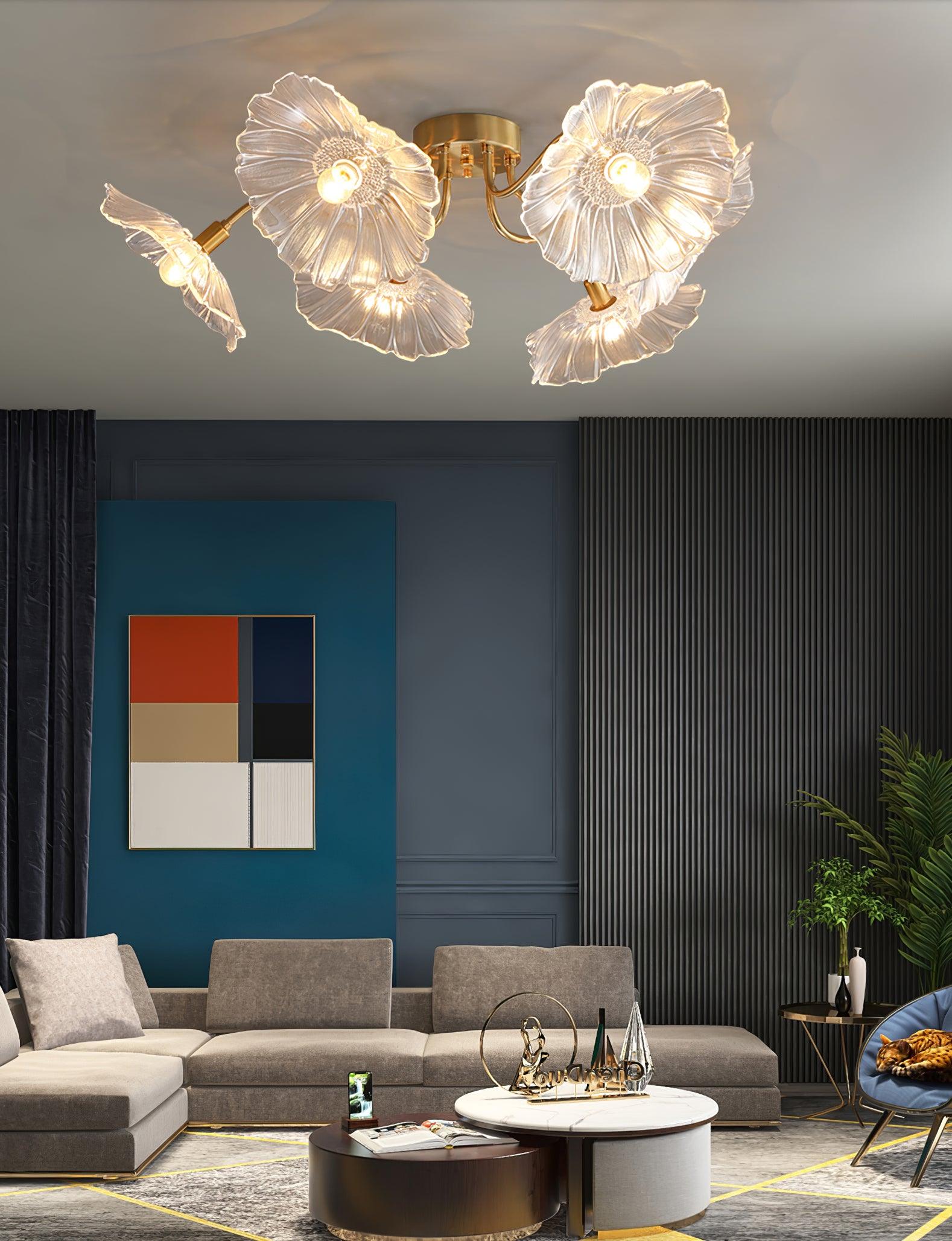 Leirova Lotus Leaf Ceiling Light