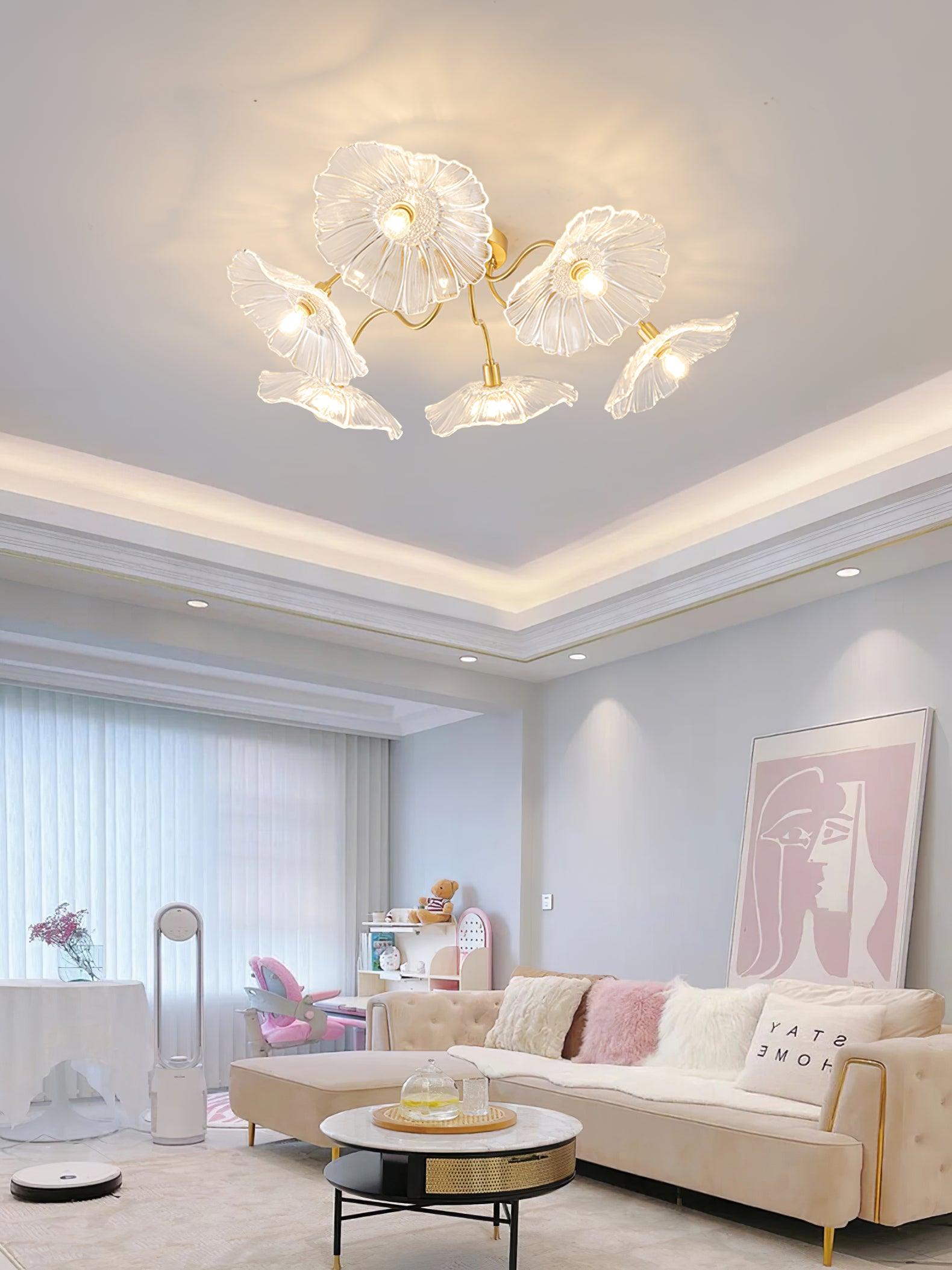 Leirova Lotus Leaf Ceiling Light
