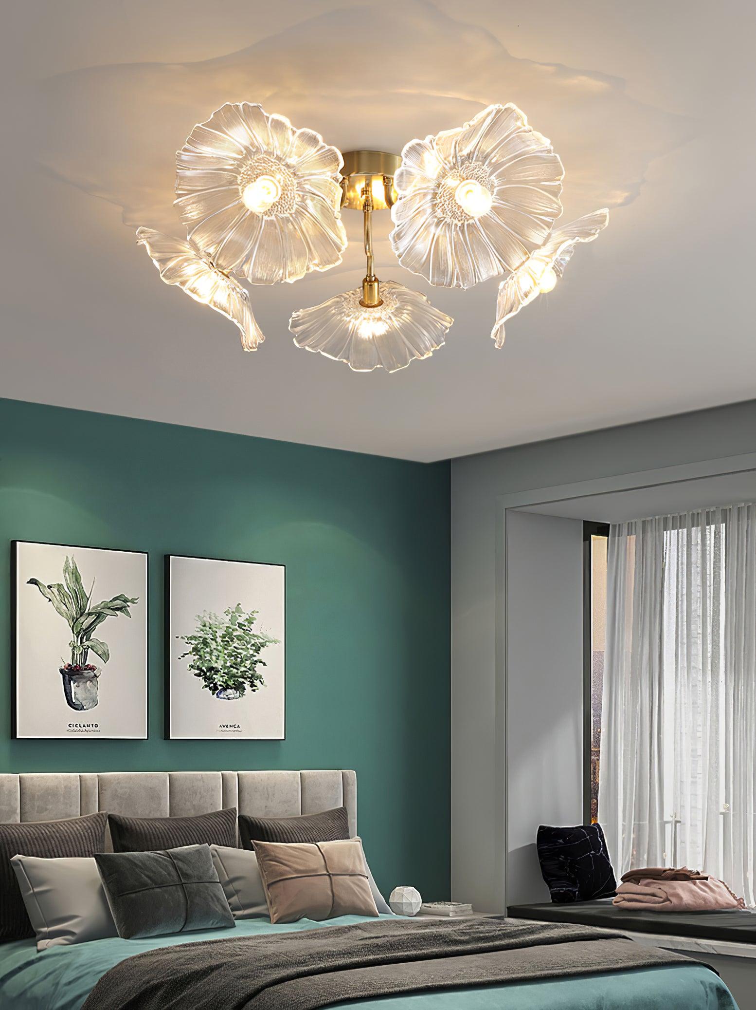 Leirova Lotus Leaf Ceiling Light