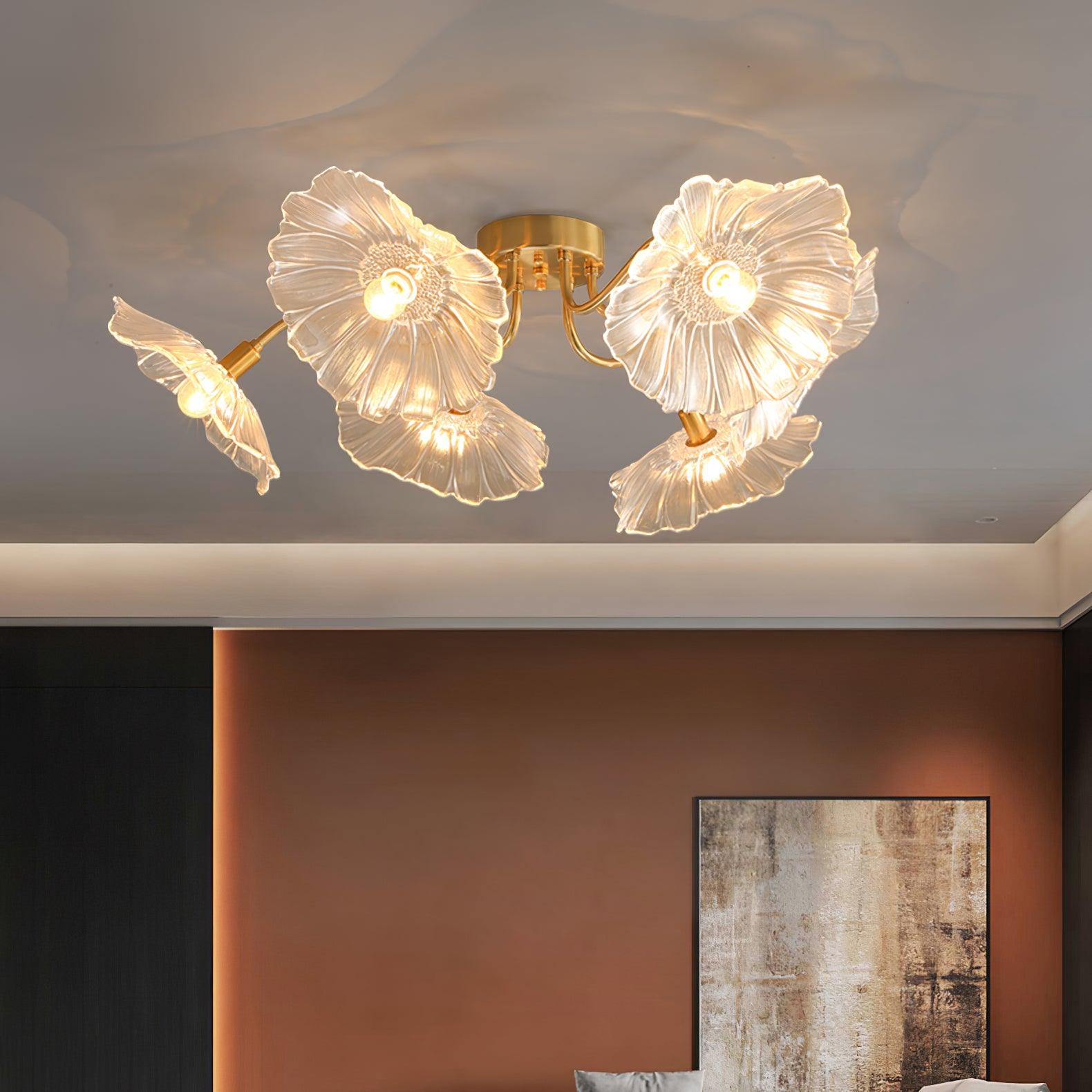 Leirova Lotus Leaf Ceiling Light