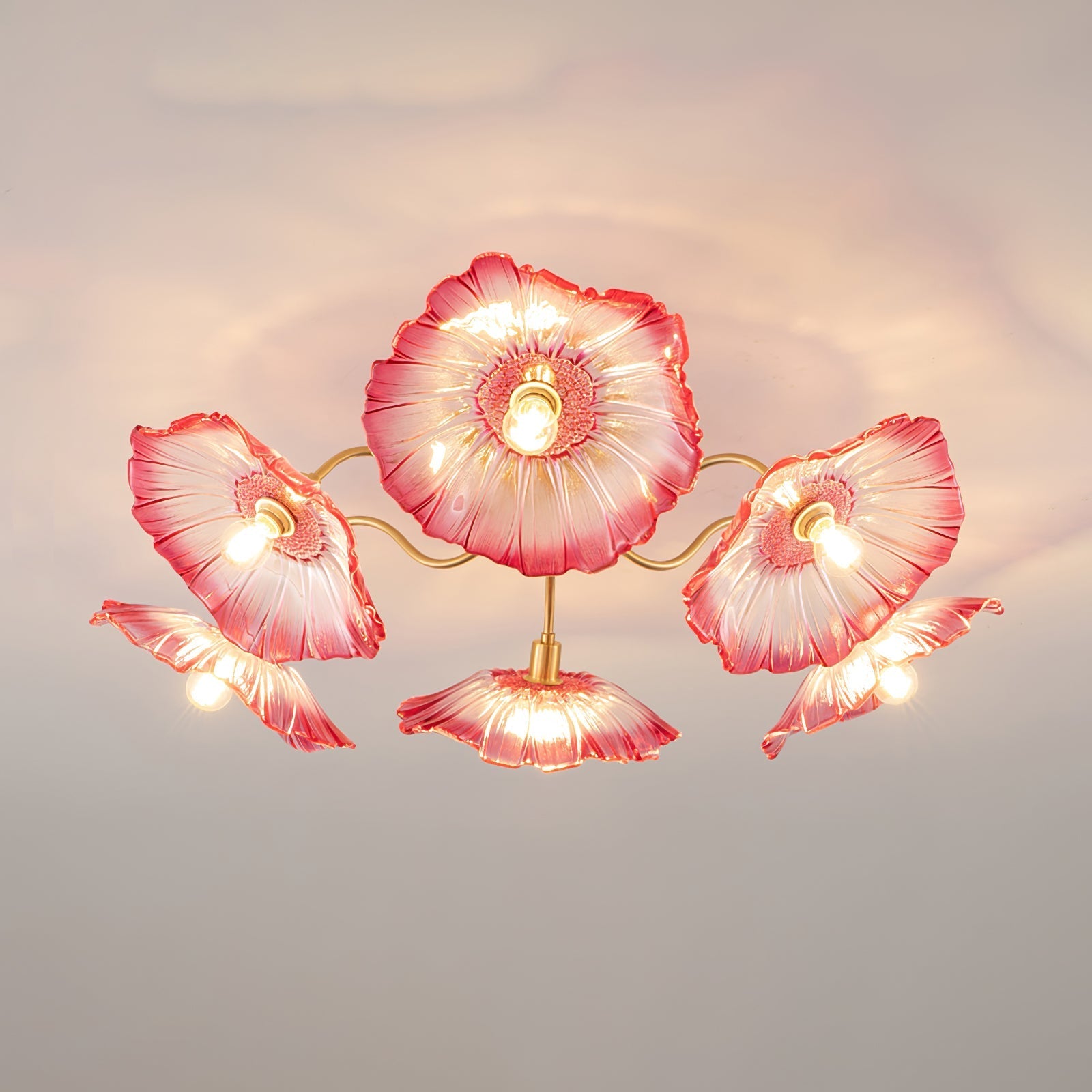 Leirova Lotus Leaf Ceiling Light