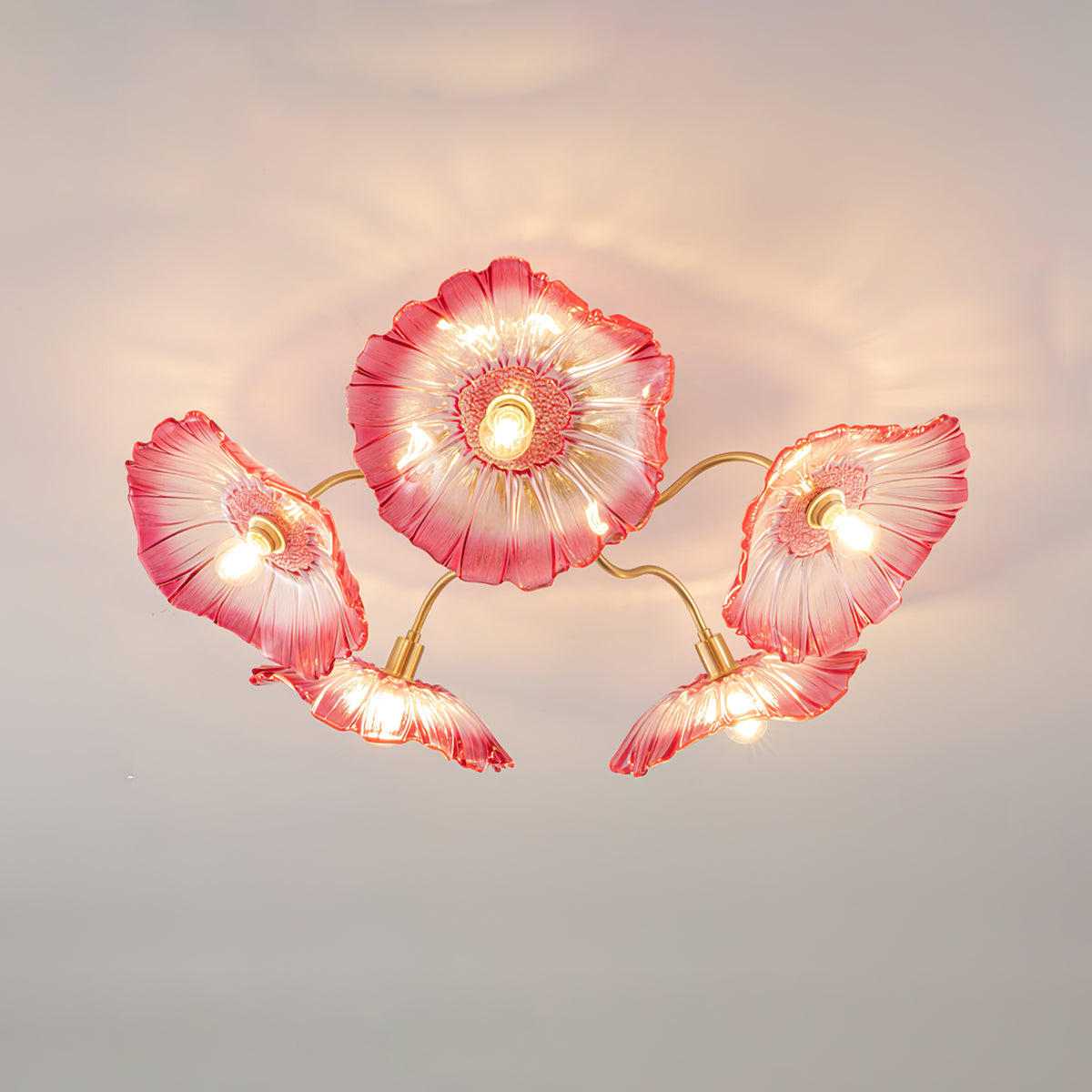 Leirova Lotus Leaf Ceiling Light